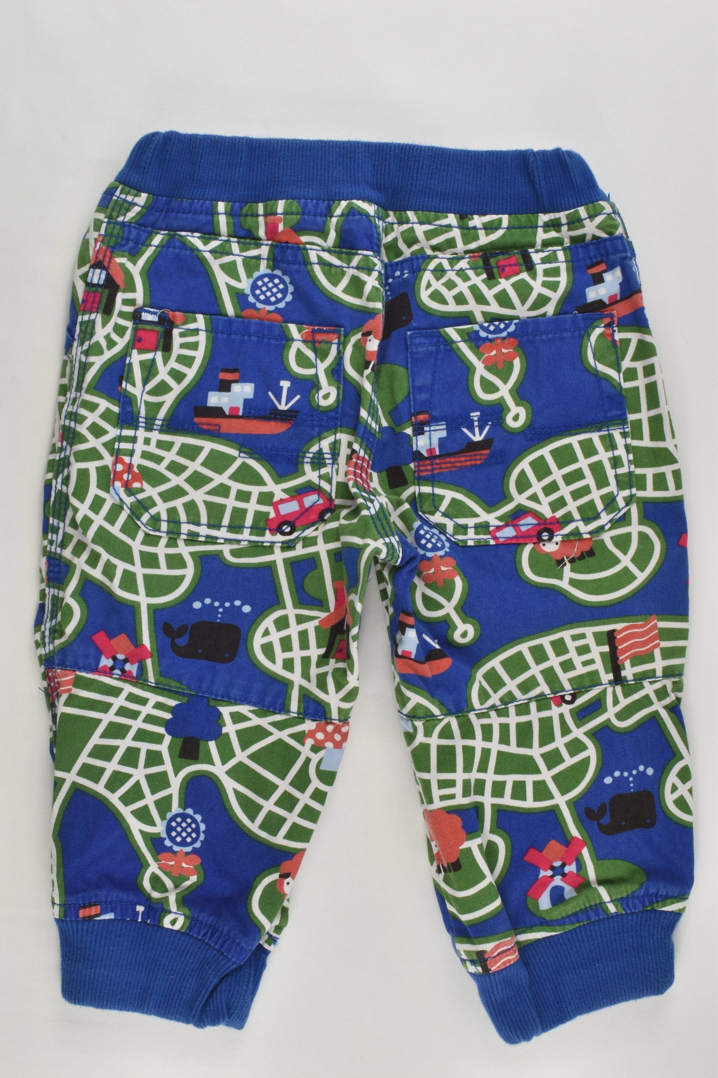 Polarn O. Pyret Size 0 (74 cm) Cars and Boats Pants