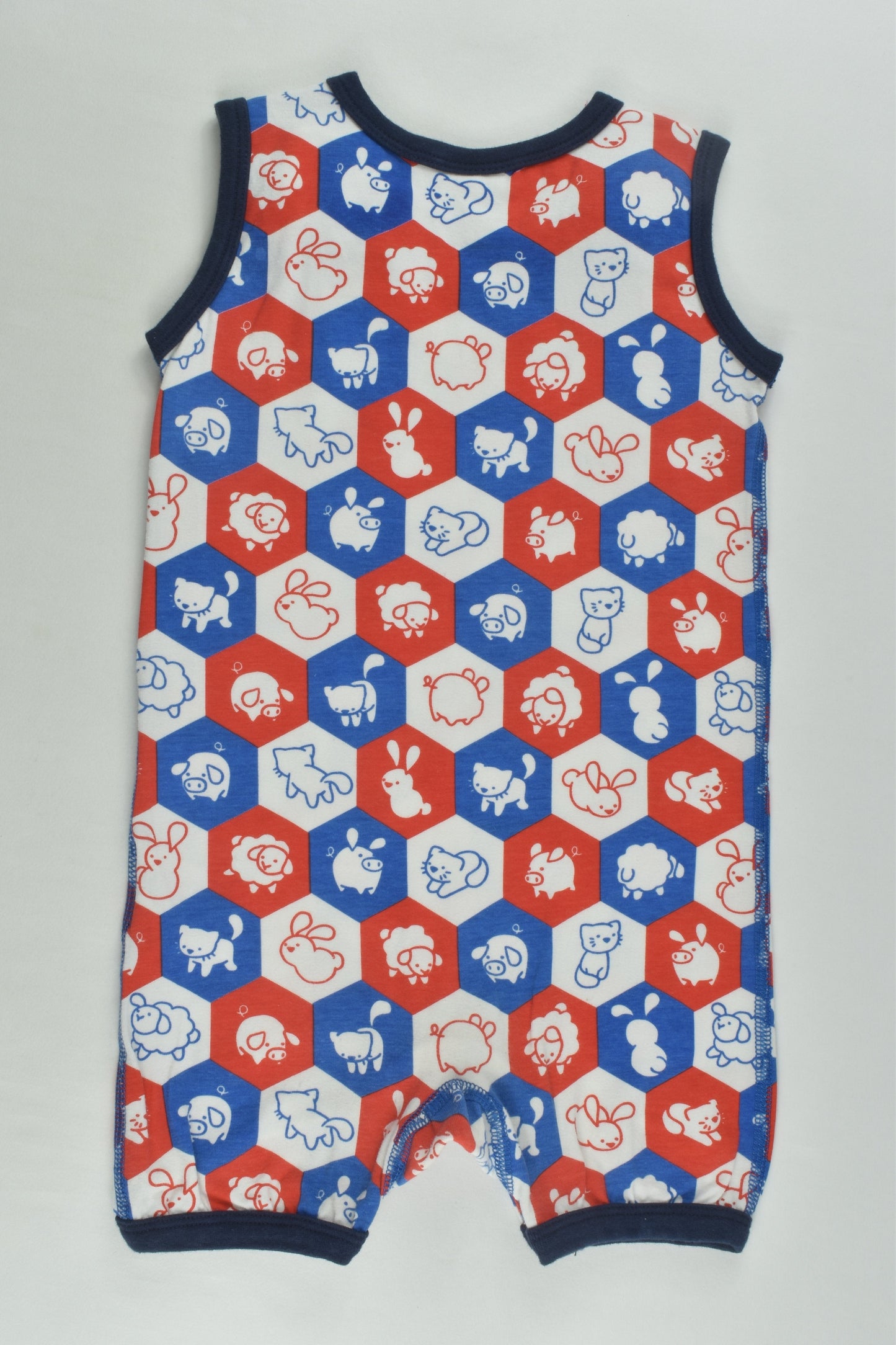 Polarn O. Pyret Size 000 (62 cm) Animals Short Romper