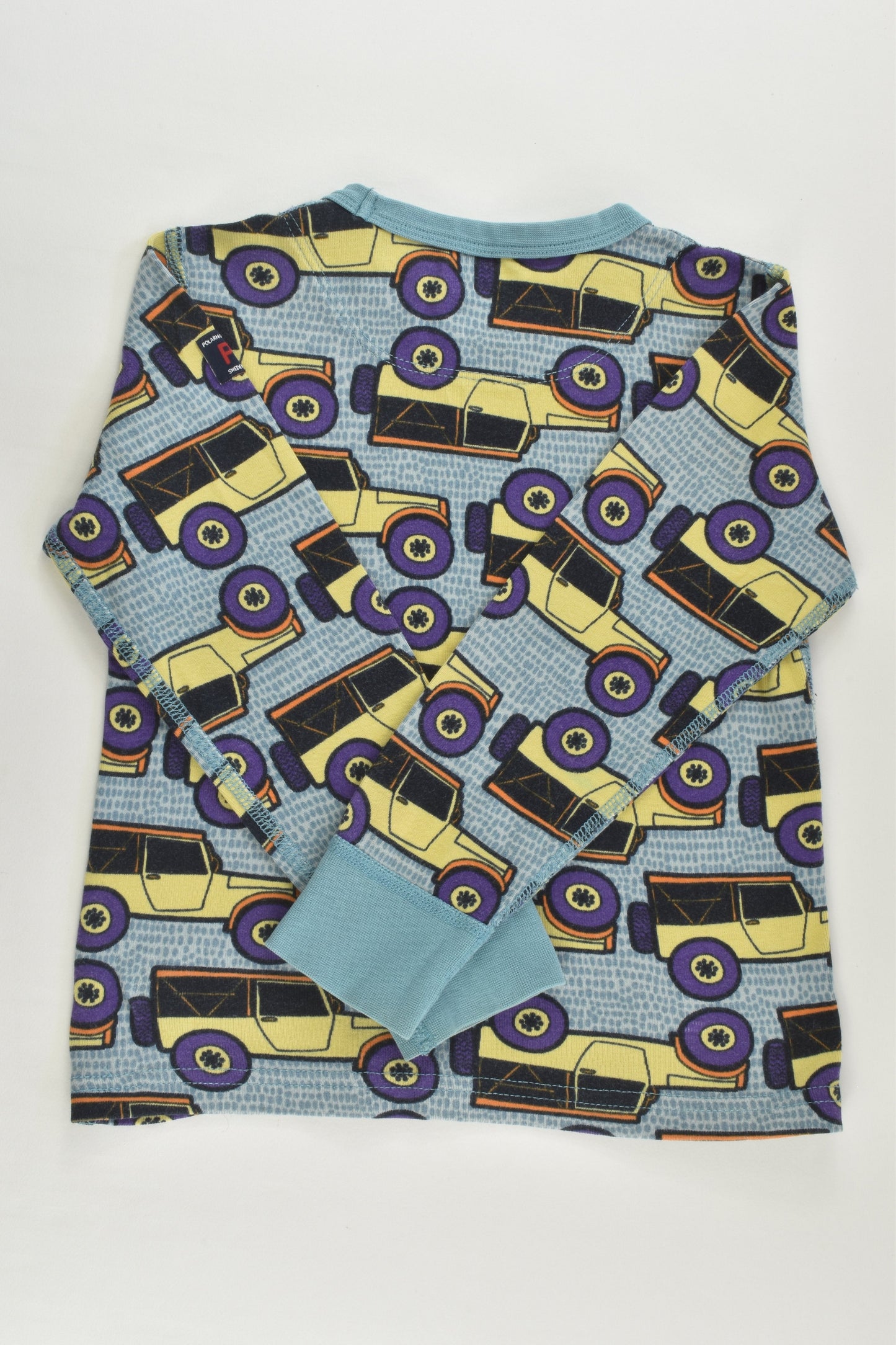 Polarn O. Pyret Size 3-4 (104 cm) Cars Retro Print Top
