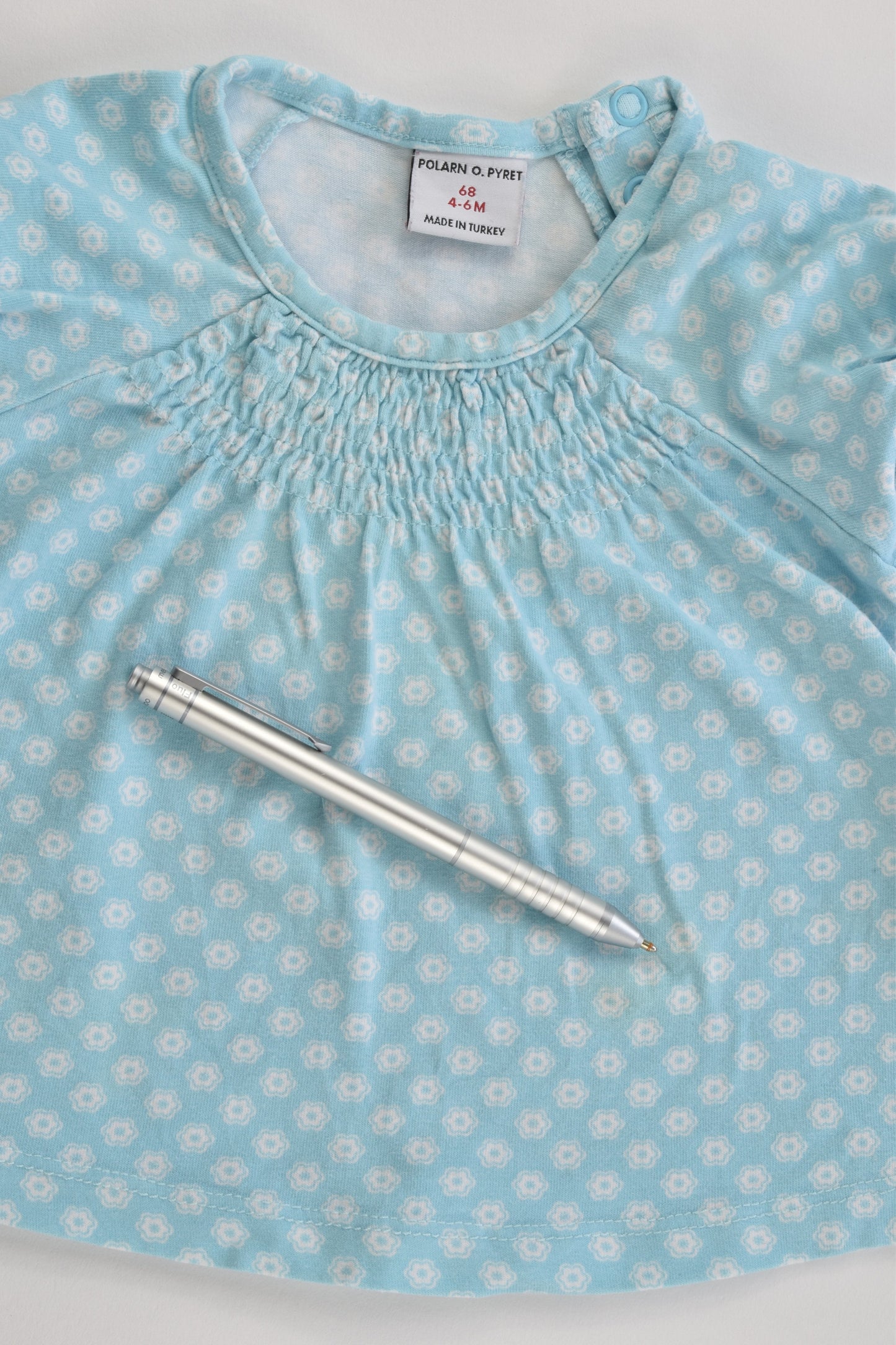 Polarn O. Pyret (Sweden) Size 00 (68 cm, 4-6 months) Blouse