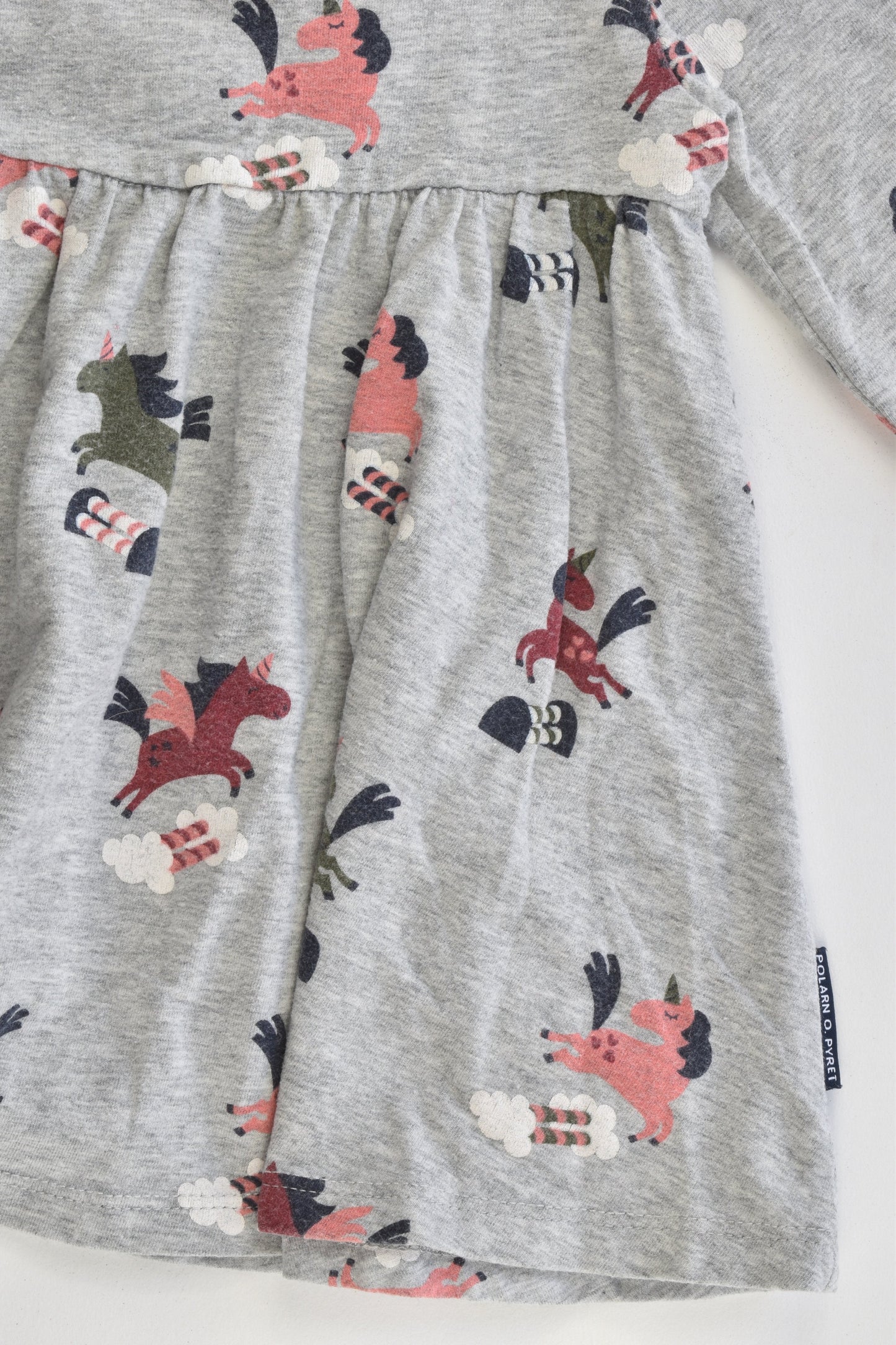 Polarn O. Pyret Sweden Size 74 cm (6-9 months) Unicorn Dress