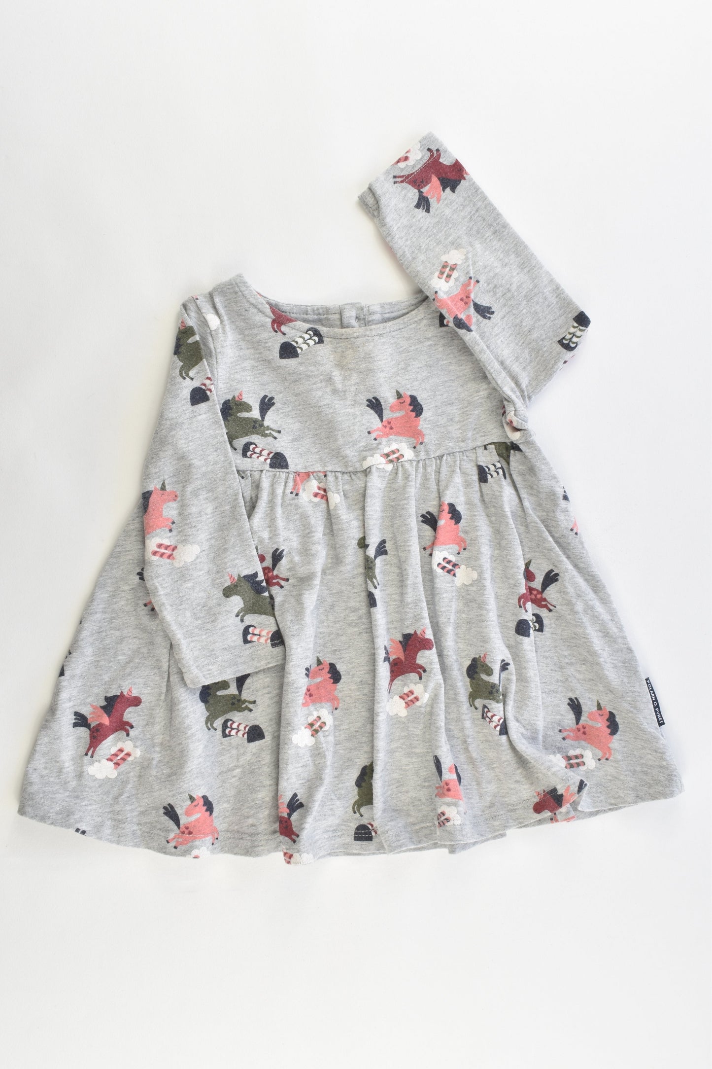 Polarn O. Pyret Sweden Size 74 cm (6-9 months) Unicorn Dress