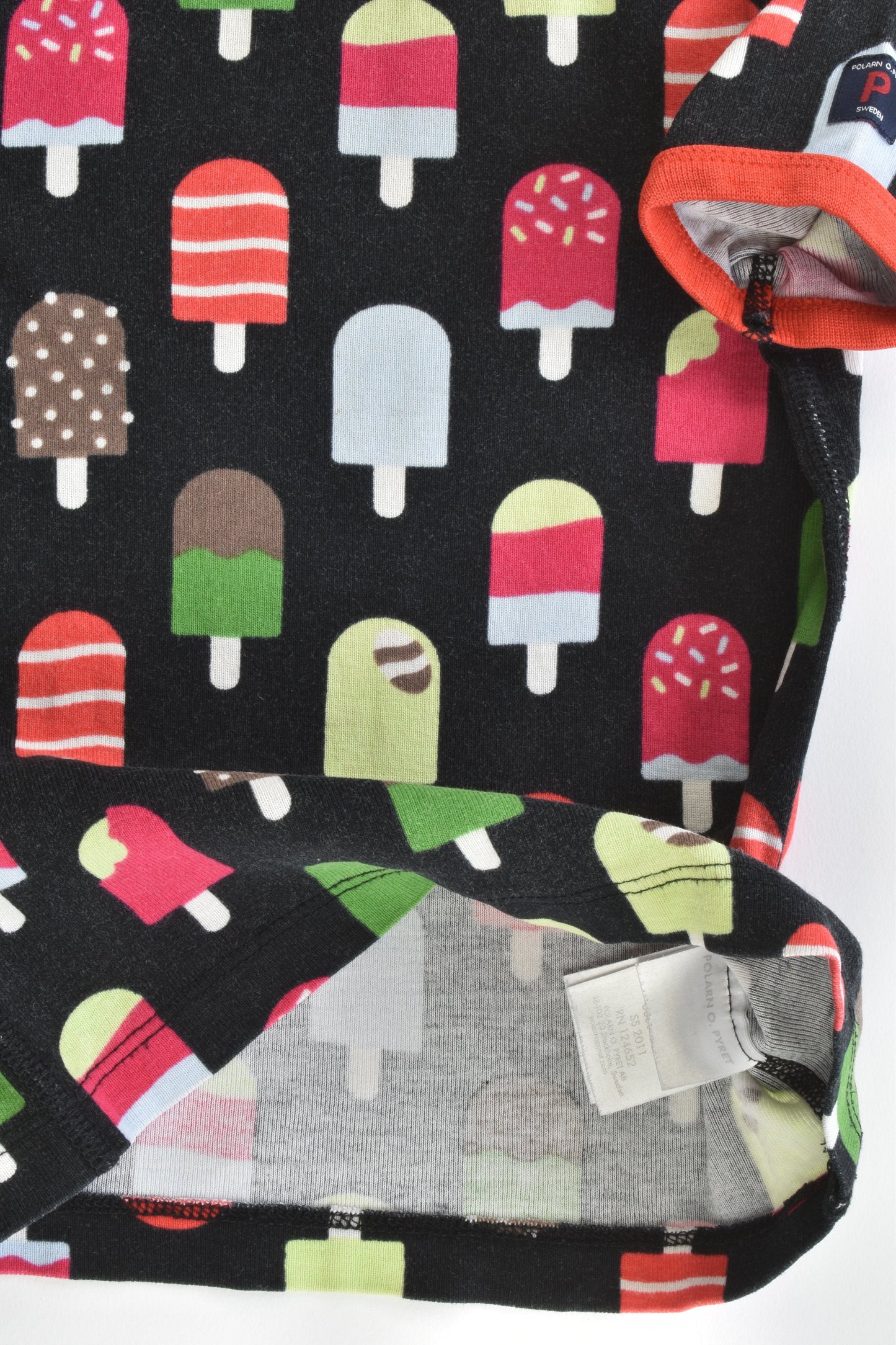 Polarn O. Pyret Sweden Size 86 cm (1-1.5 years) Ice Cream T-shirt