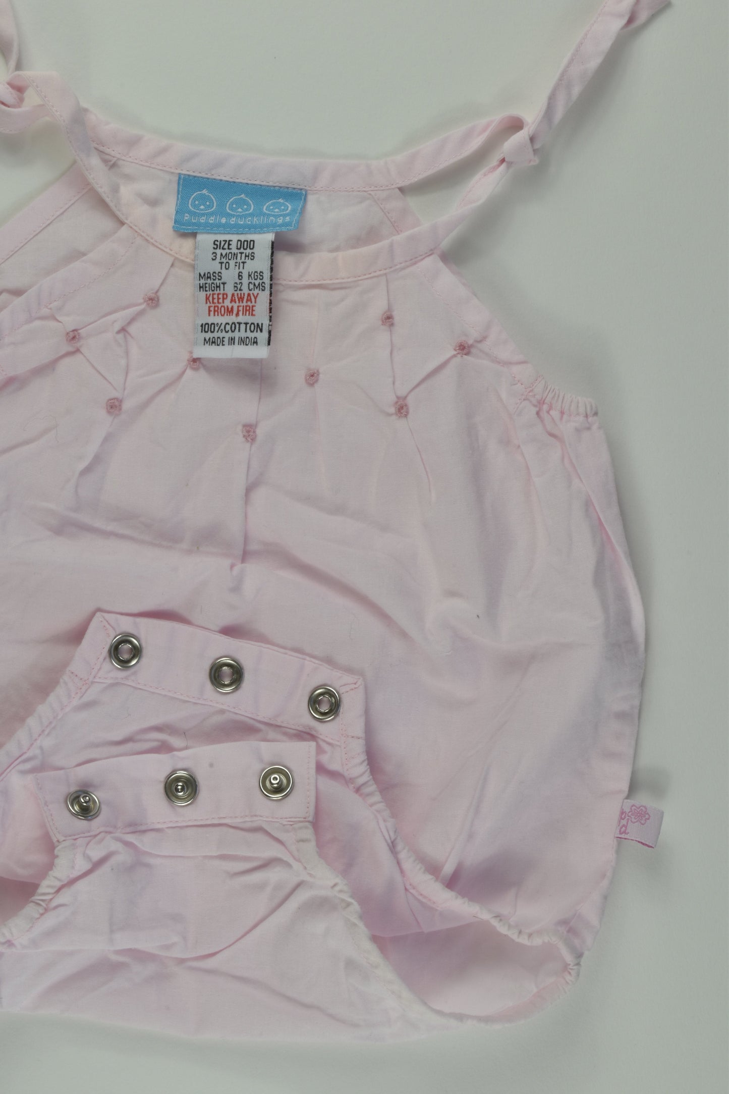 Puddle Ducklings Size 000 Bubble Romper