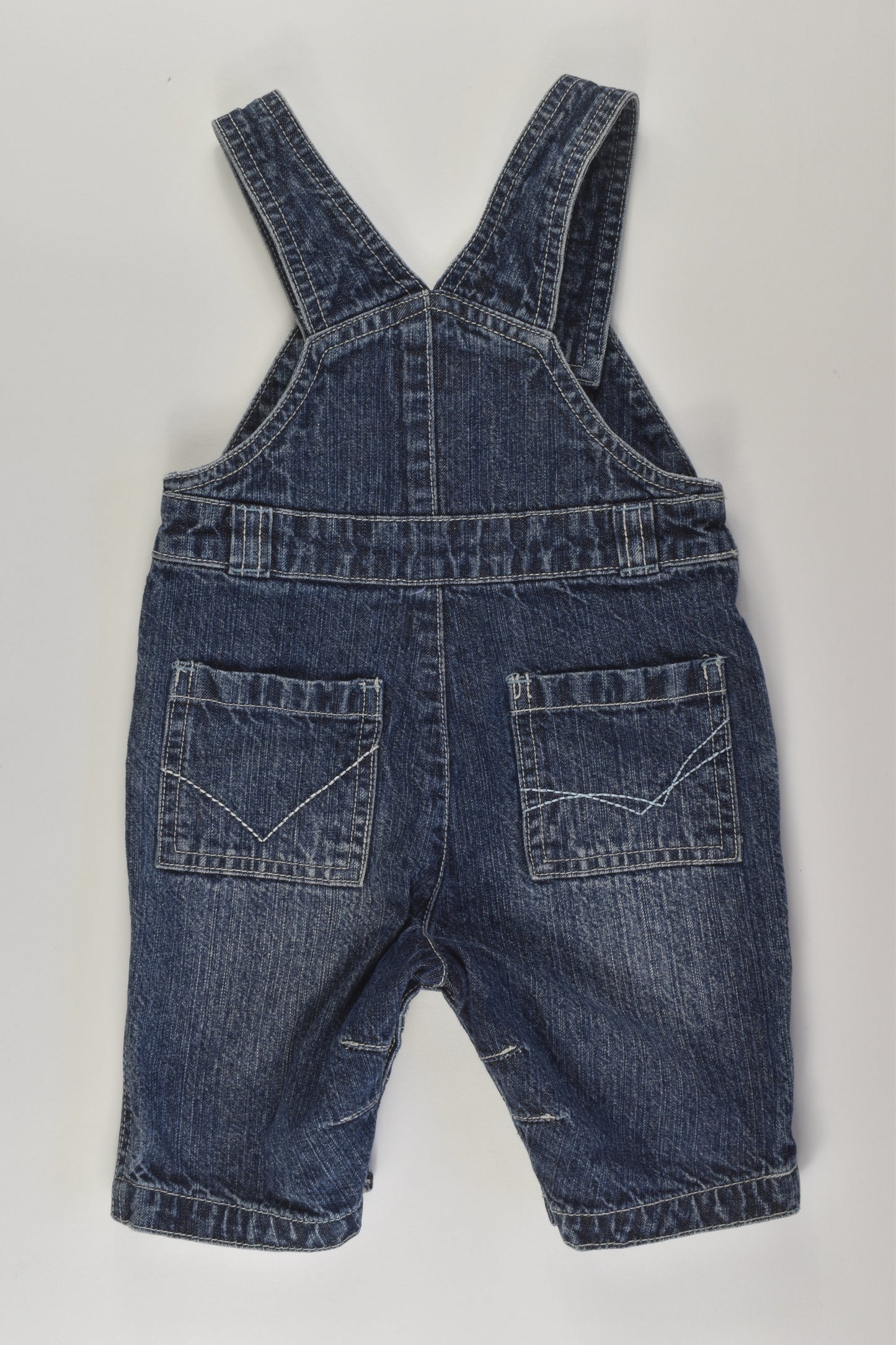 Puddle Ducklings Size 000 Dog Denim Overalls