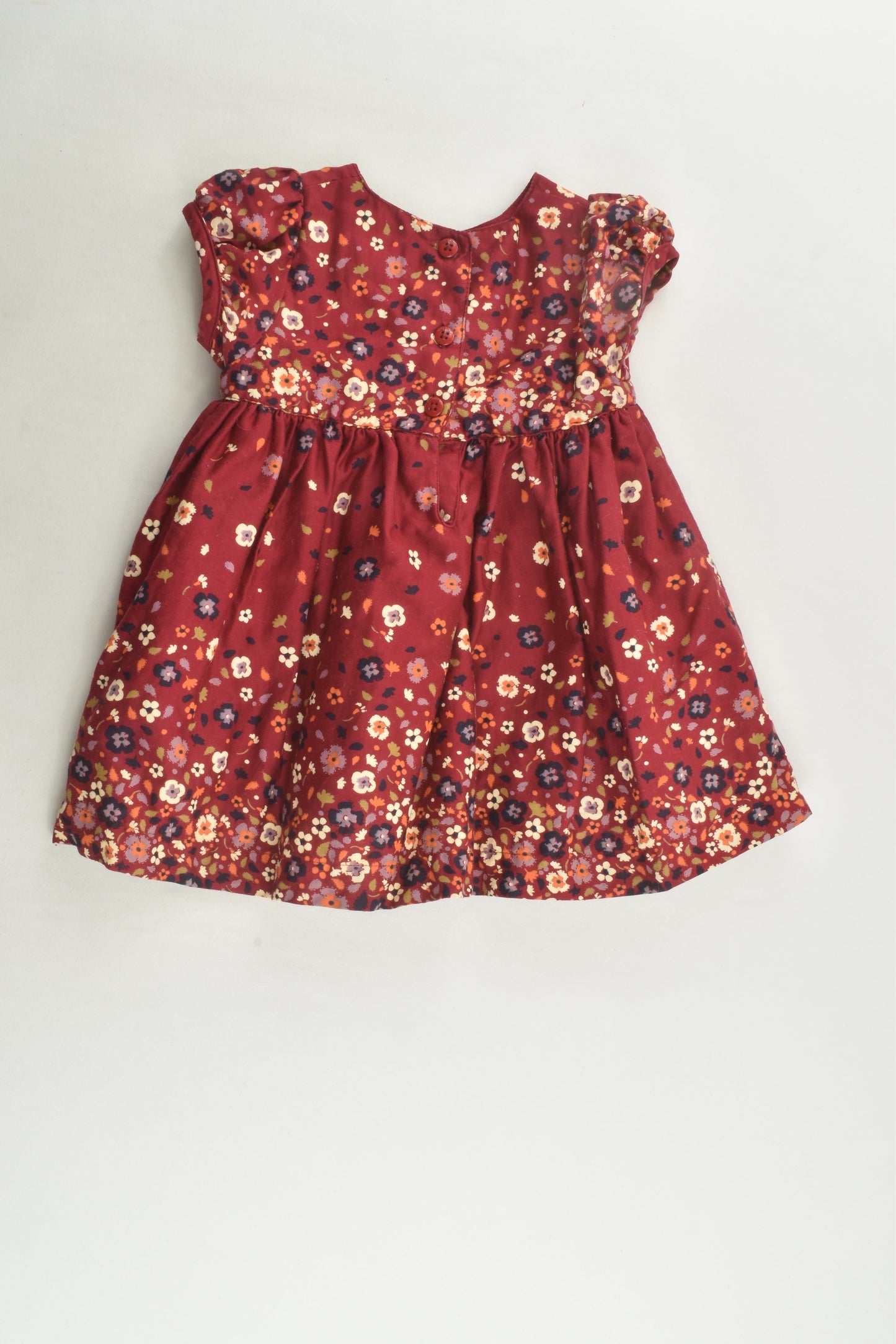 Pumpkin Patch Size 000 Lined Floral Dress