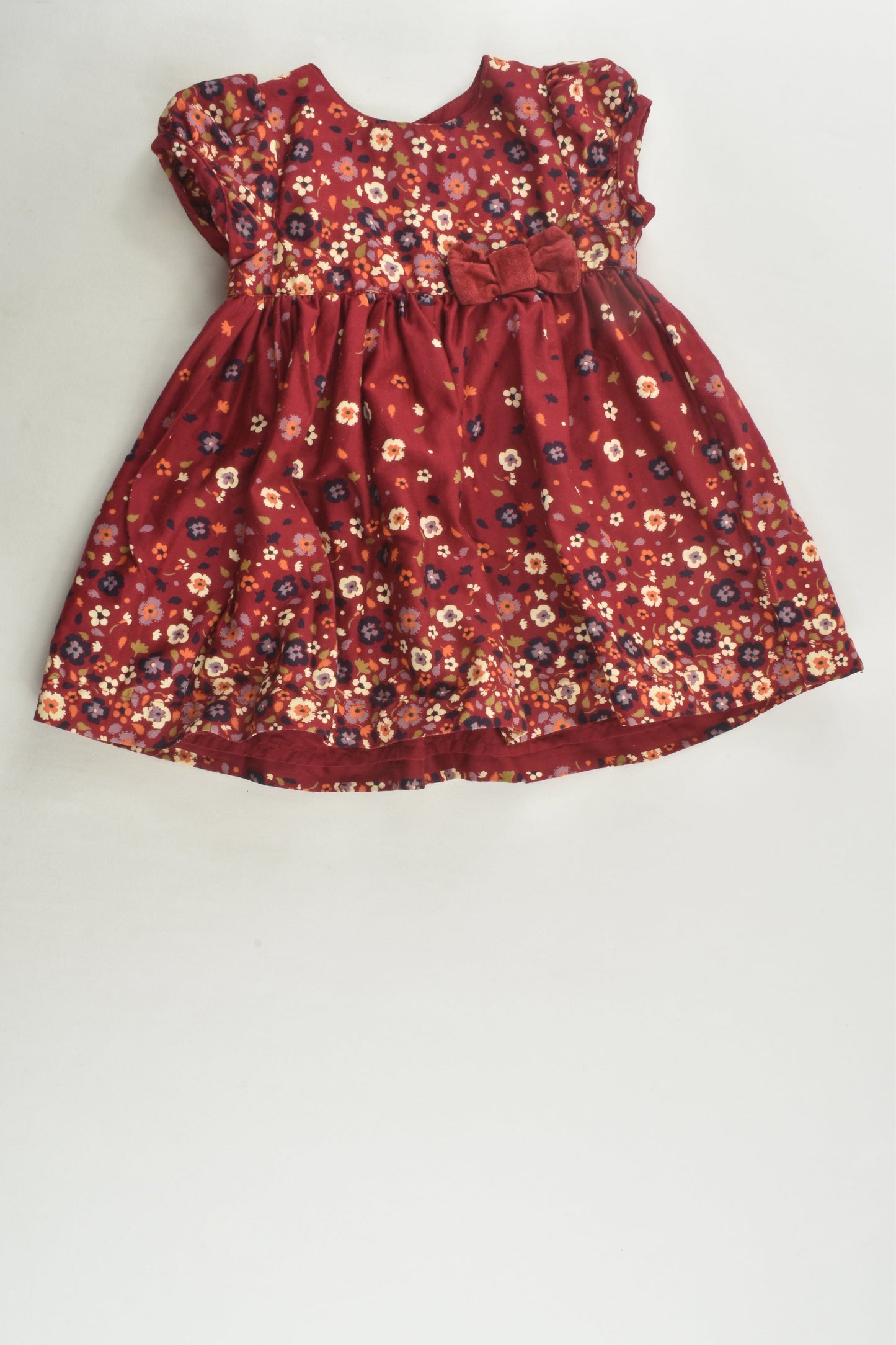 Pumpkin Patch Size 000 Lined Floral Dress