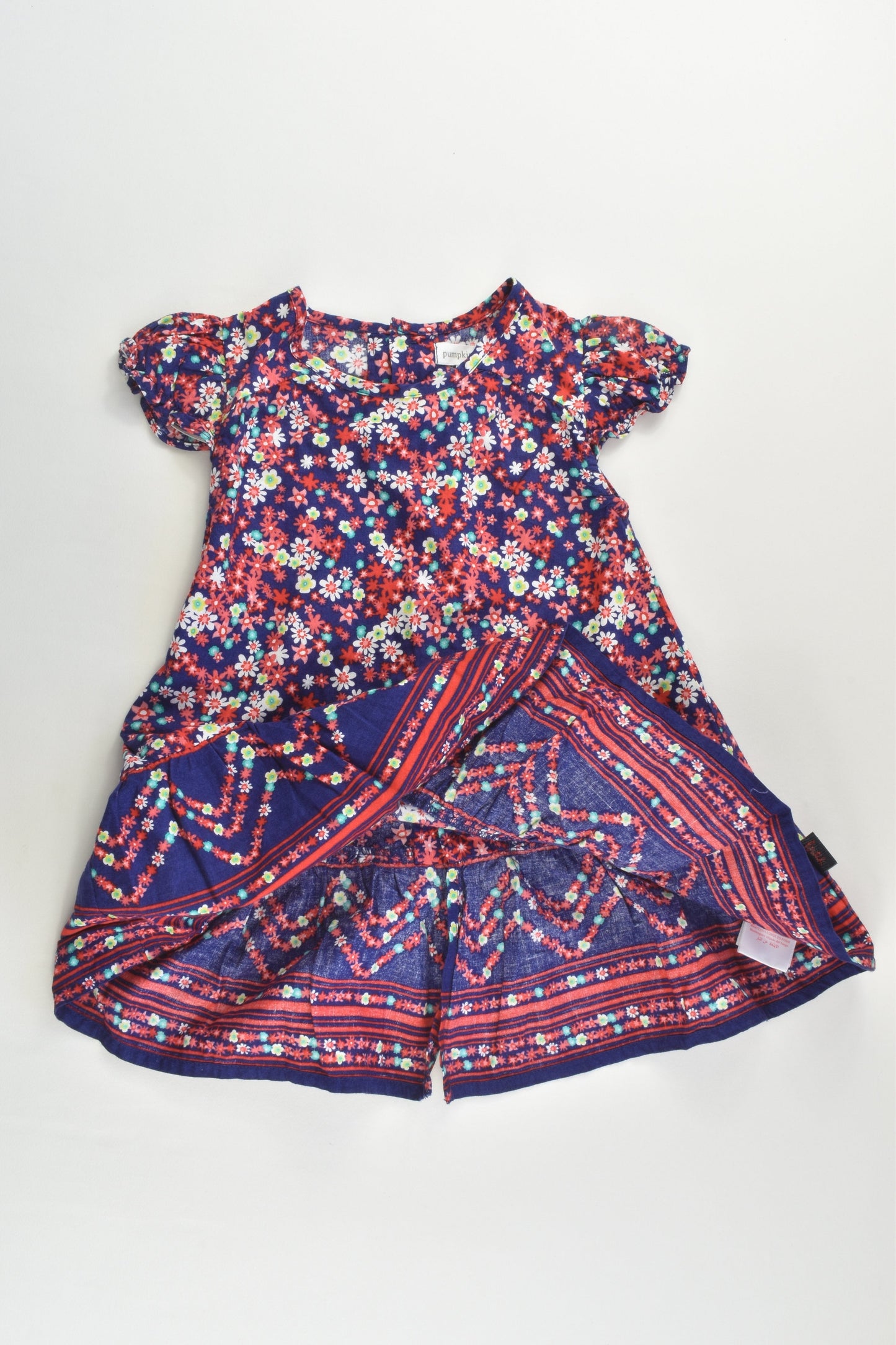 Pumpkin Patch Size 1 (12-18 months) Floral Dress