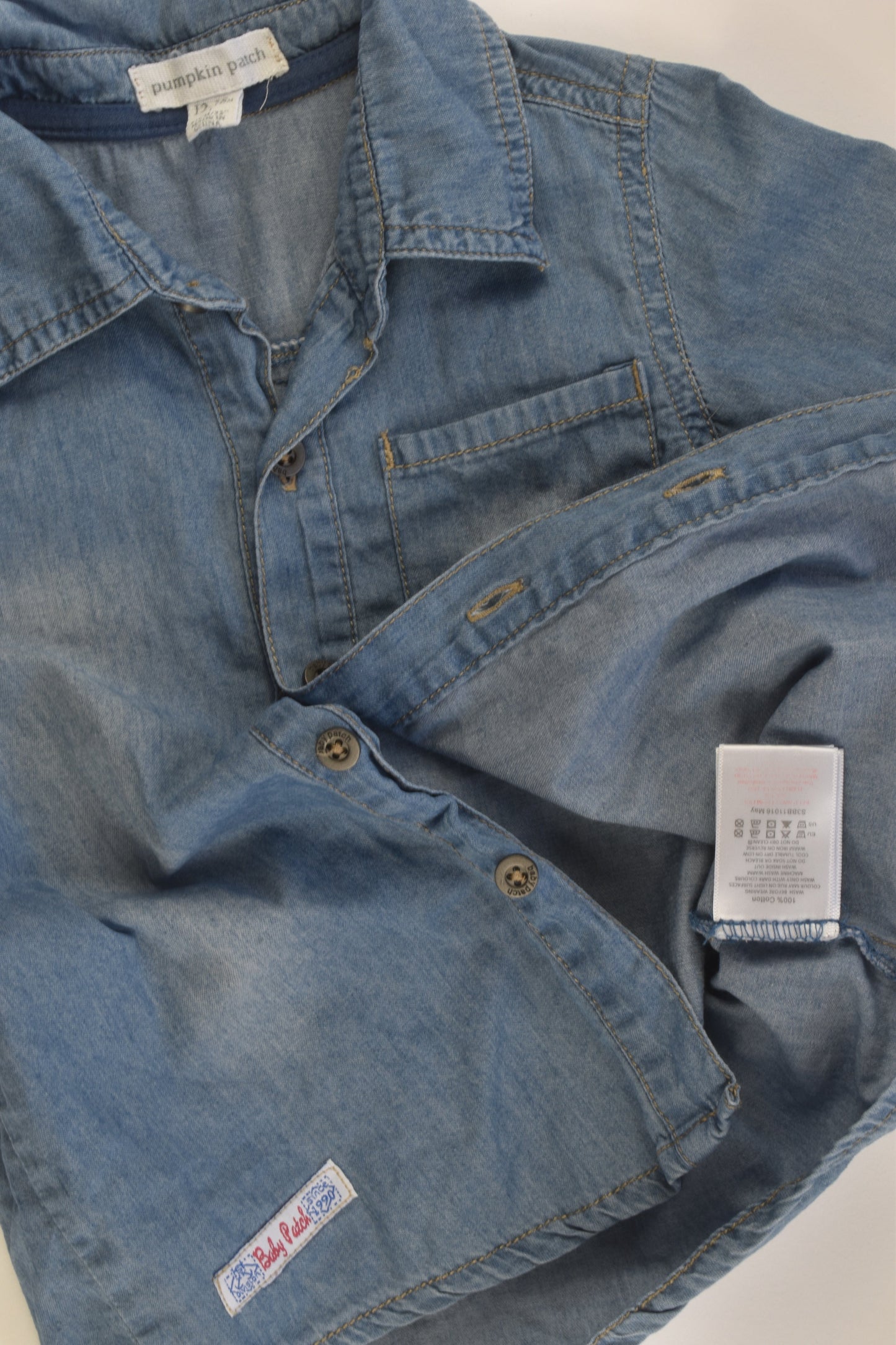 Pumpkin Patch Size 1 Denim Shirt