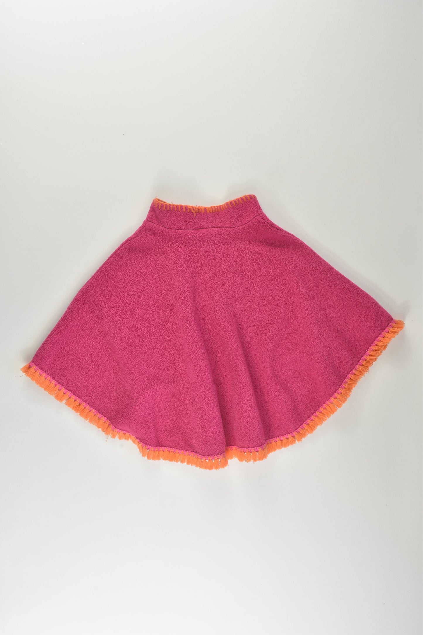 Pumpkin Patch Size 1 Fleece Poncho