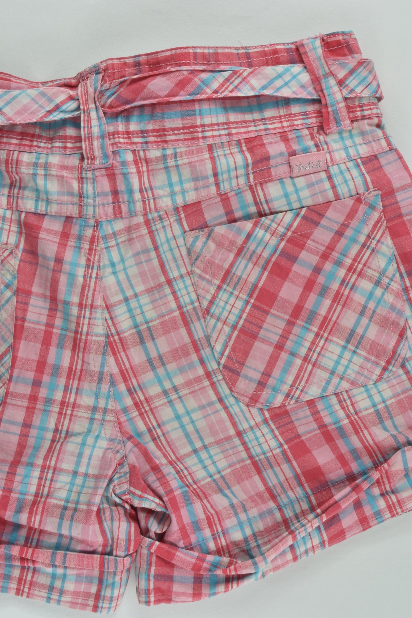 Pumpkin Patch Size 7 Checked Shorts
