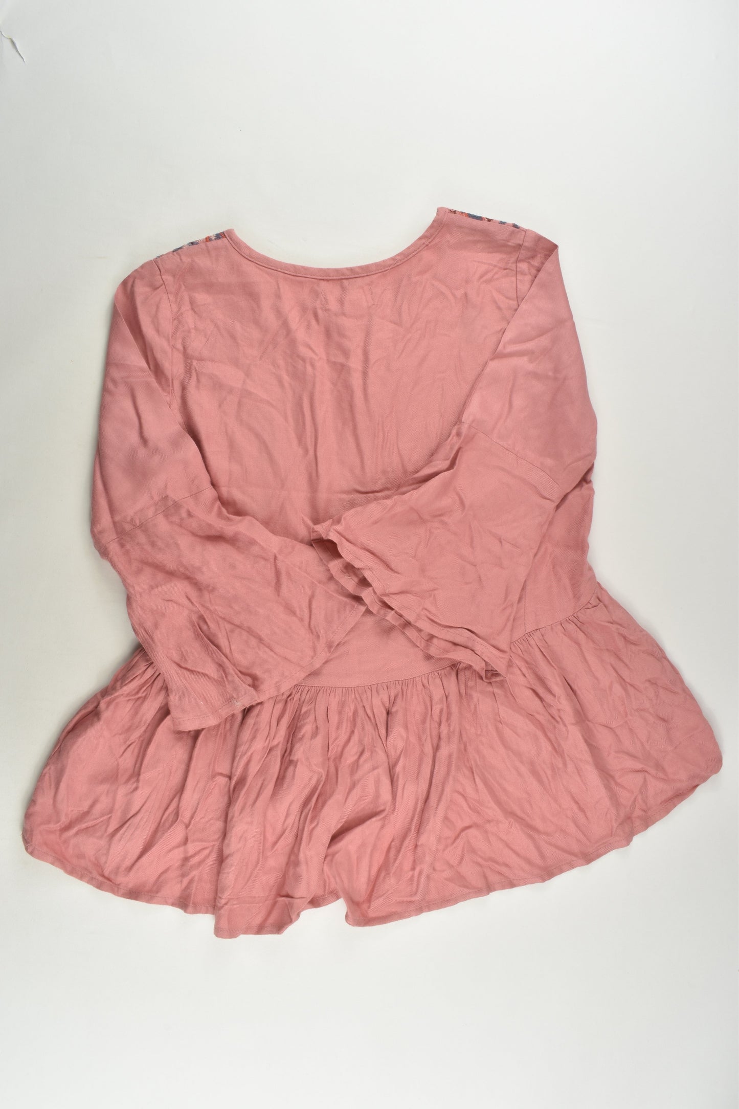 Pumpkin Patch Size 9 Floral Embroidery Loose Fit Blouse/Tunic