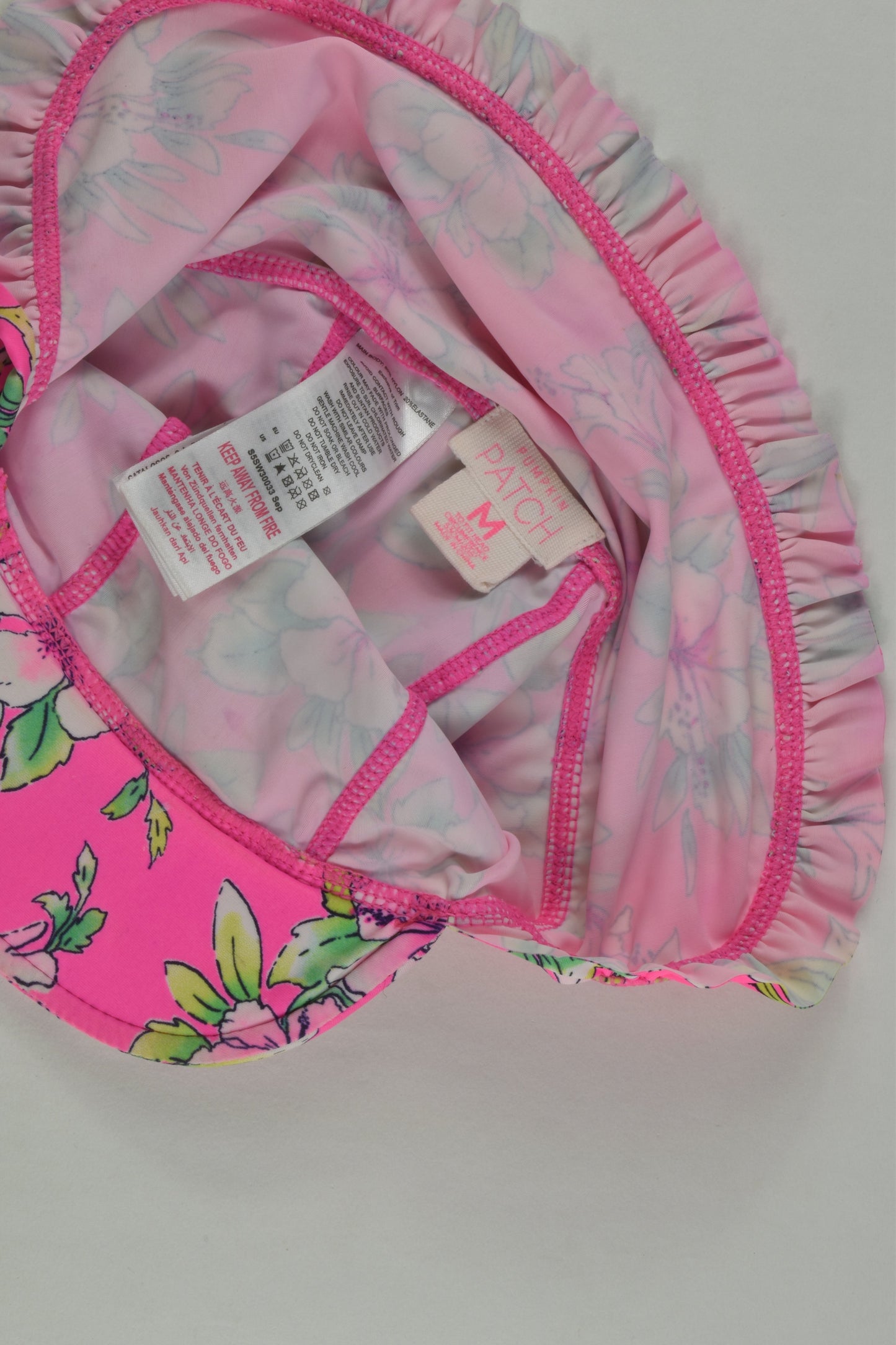 Pumpkin Patch Size approx 4-8 years Floral Beach Hat