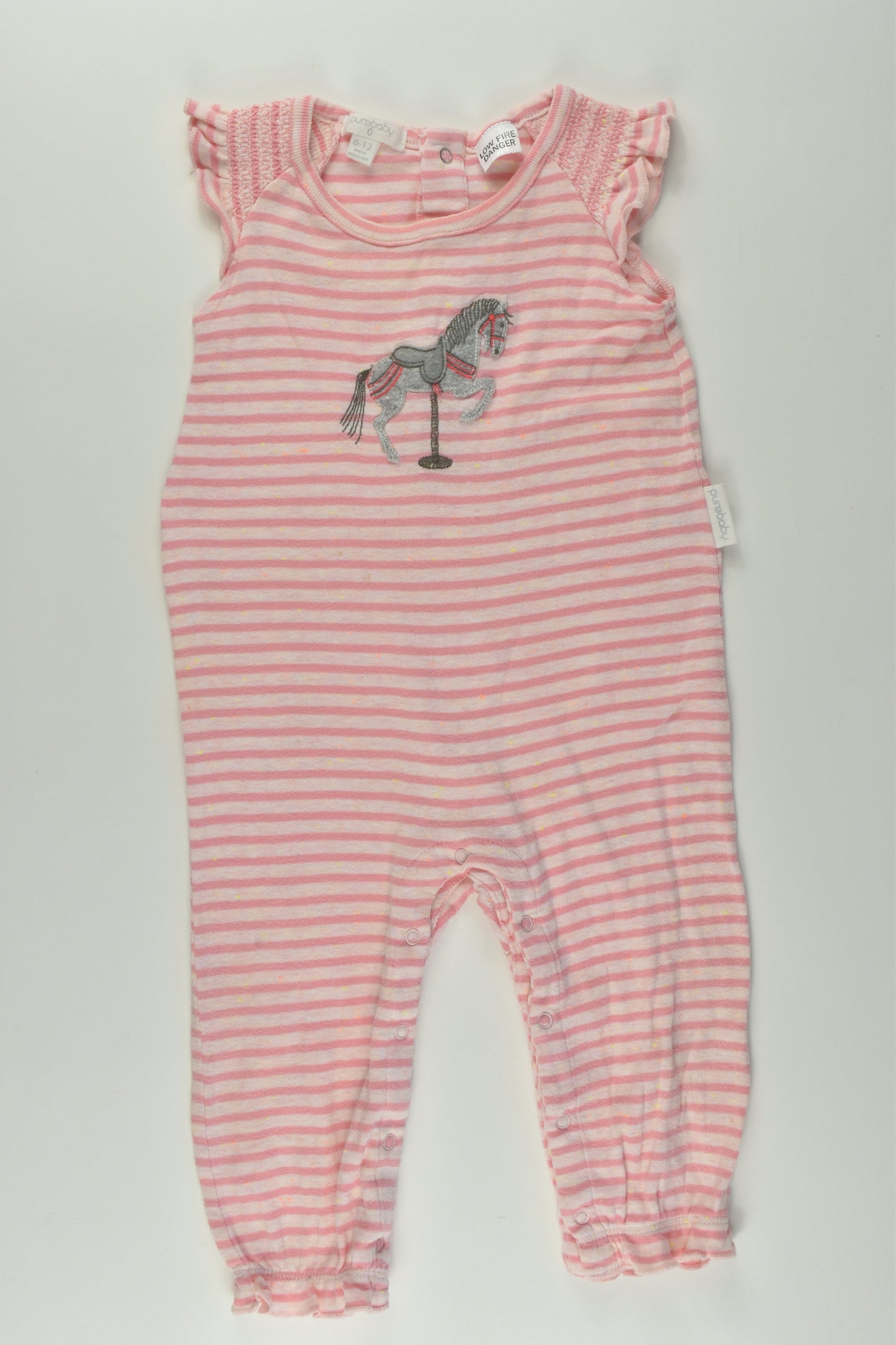 Purebaby Size 0 Rocking Horse Romper