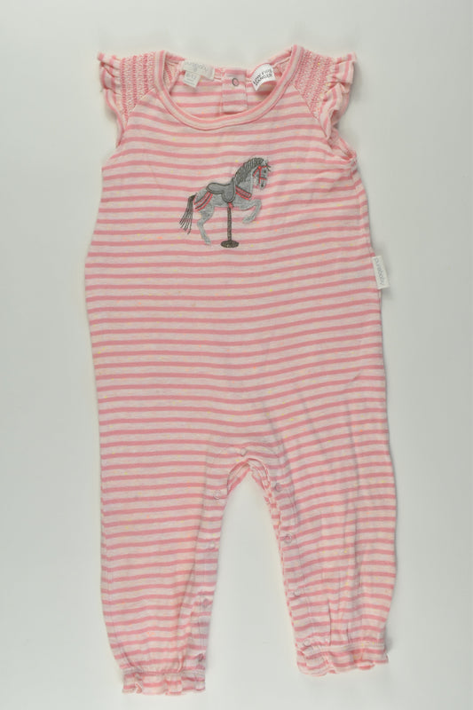 Purebaby Size 0 Rocking Horse Romper