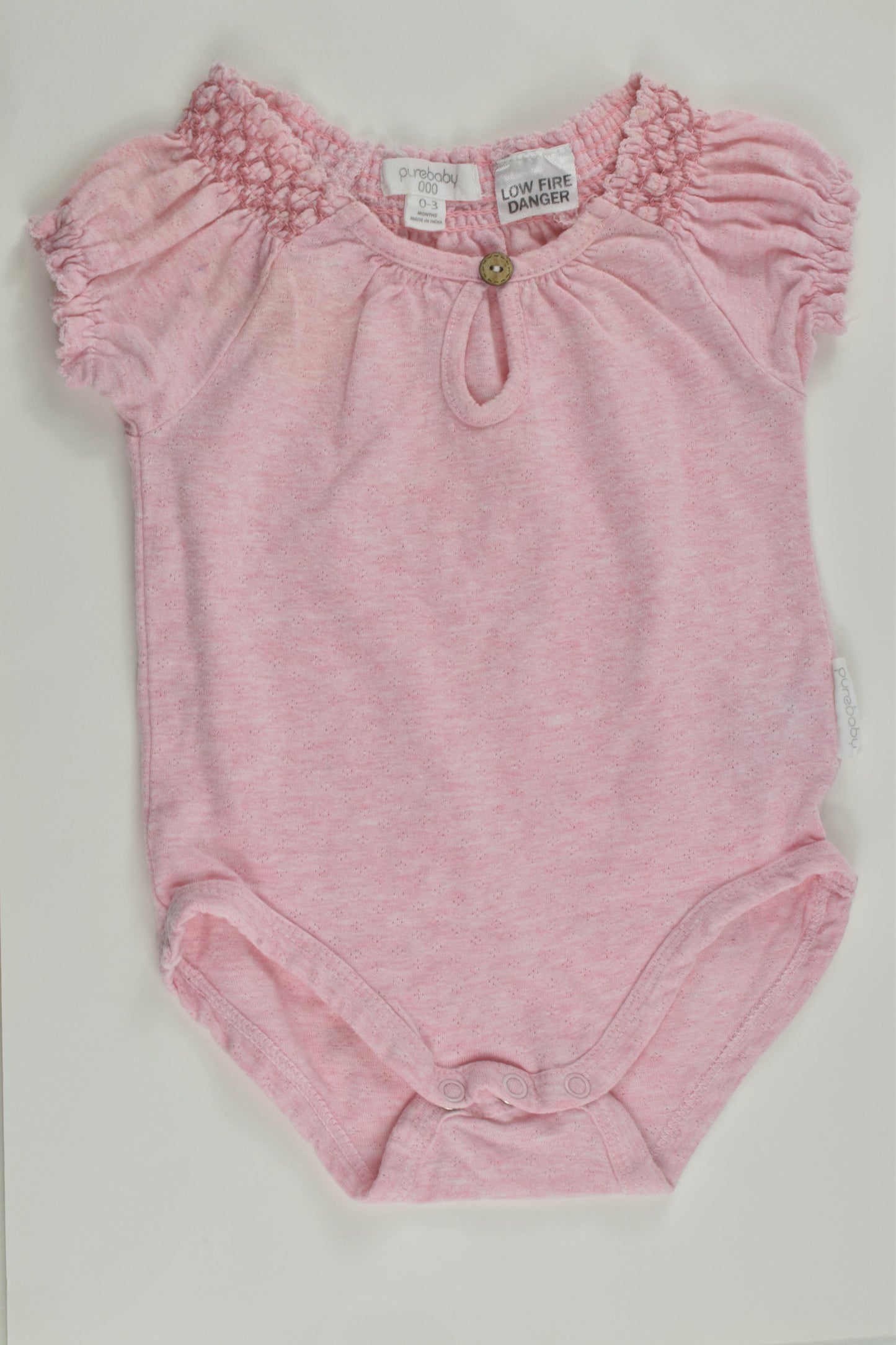 Purebaby Size 000 Bodysuit