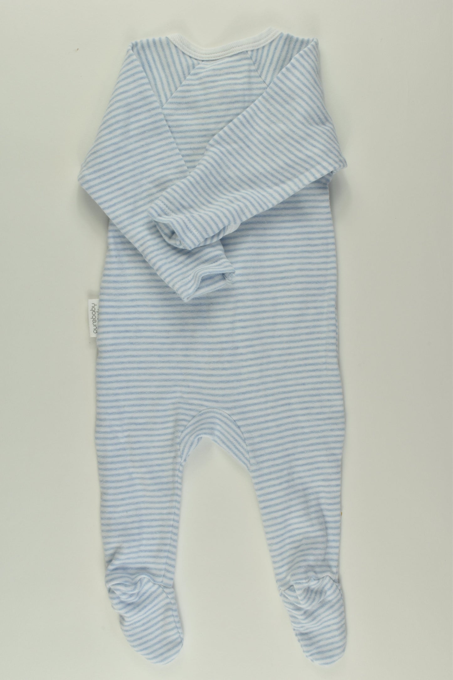 Purebaby Size 000 Footed Romper