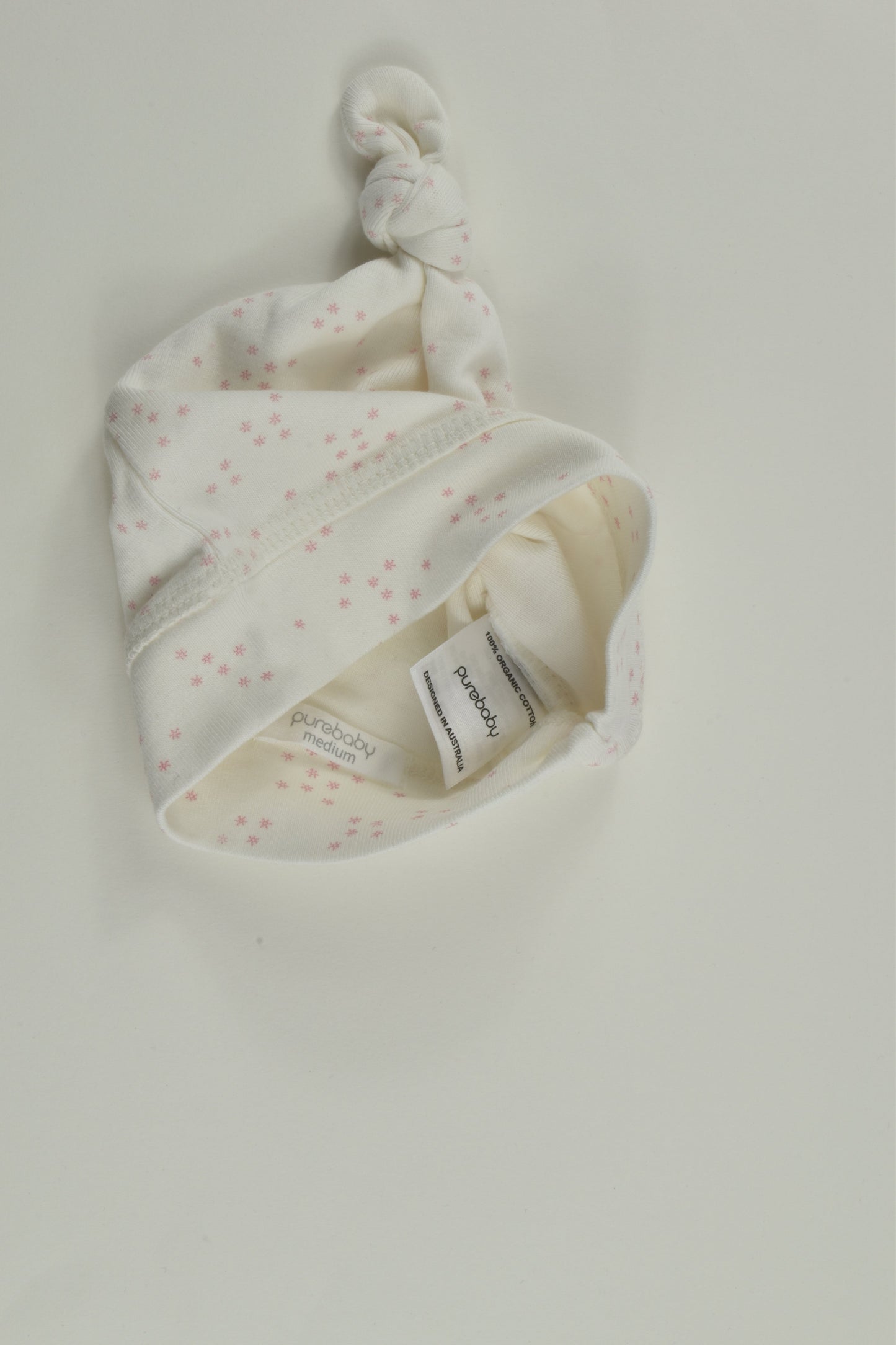 Purebaby Size 1-2 (M) Knot Hat