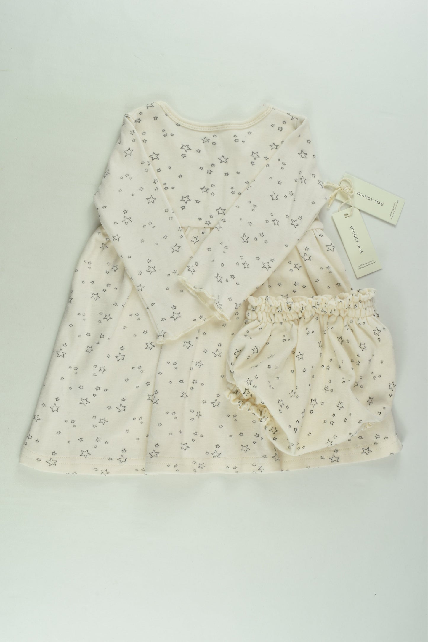 Quincy Mae Size 1 Stars Dress and Bloomers