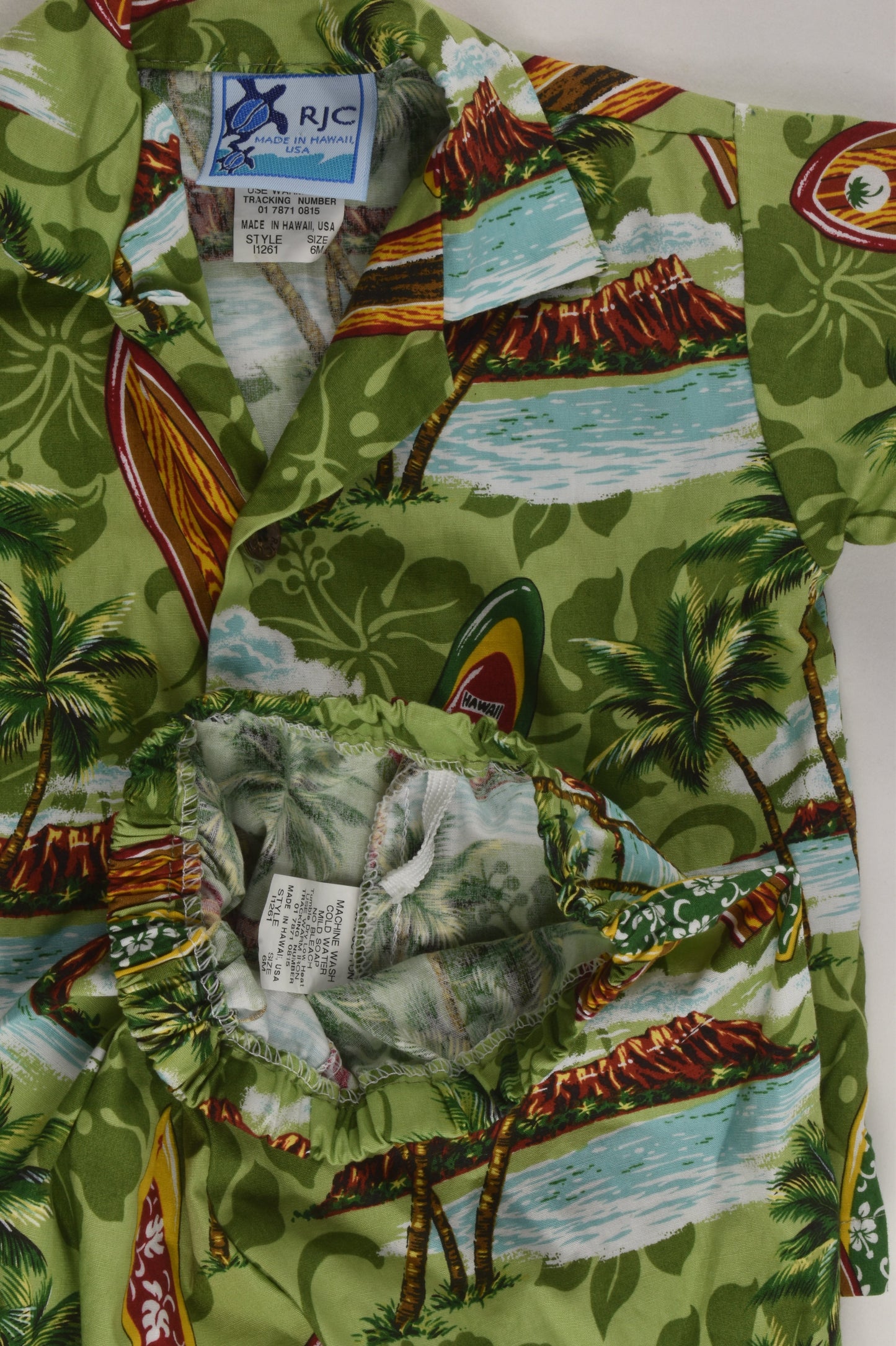 RJC Size 00 (6 months) Hawaii Outfit