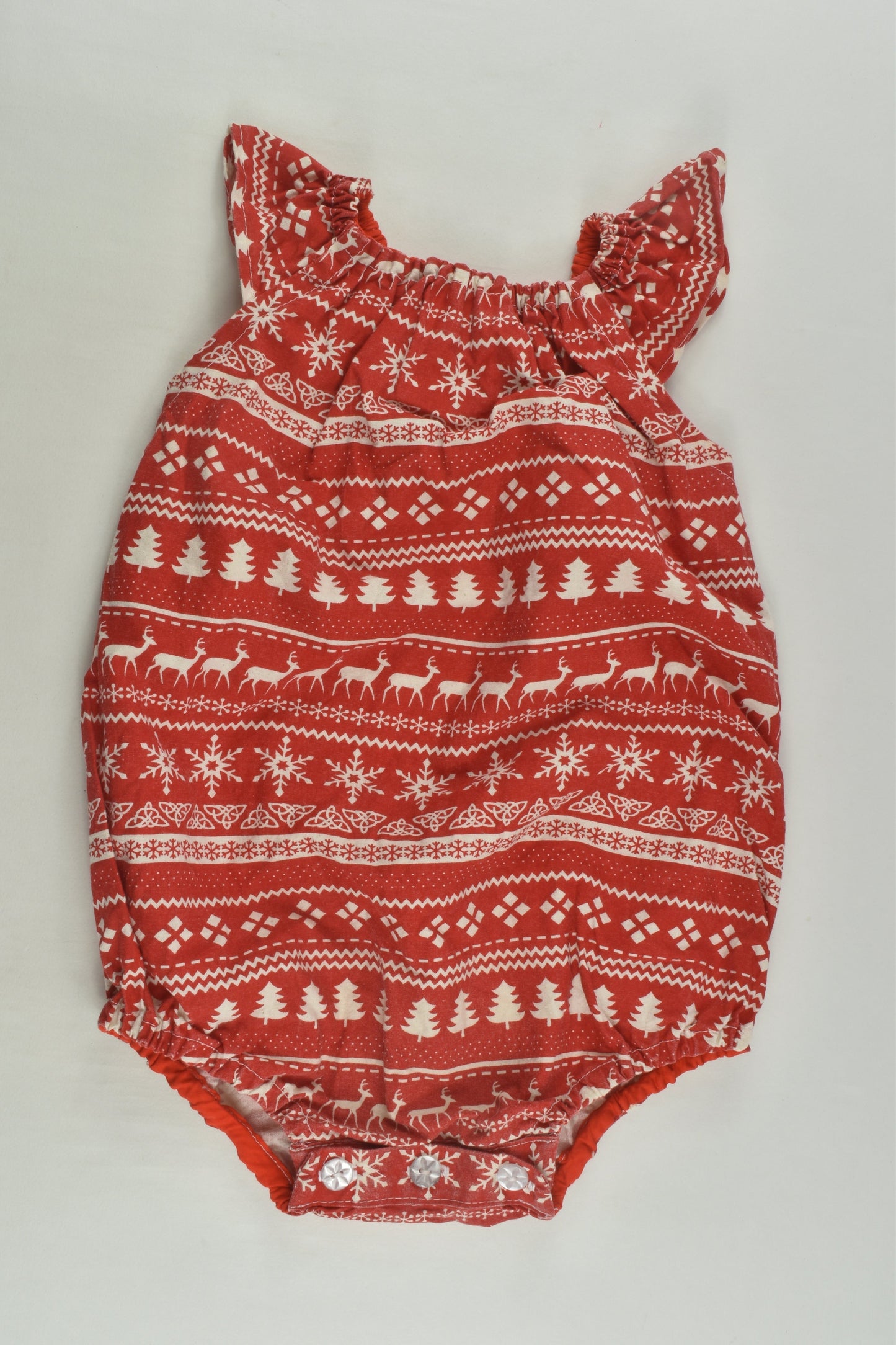 Robyn's Sewing Room Size 1 Christmas Bubble Romper