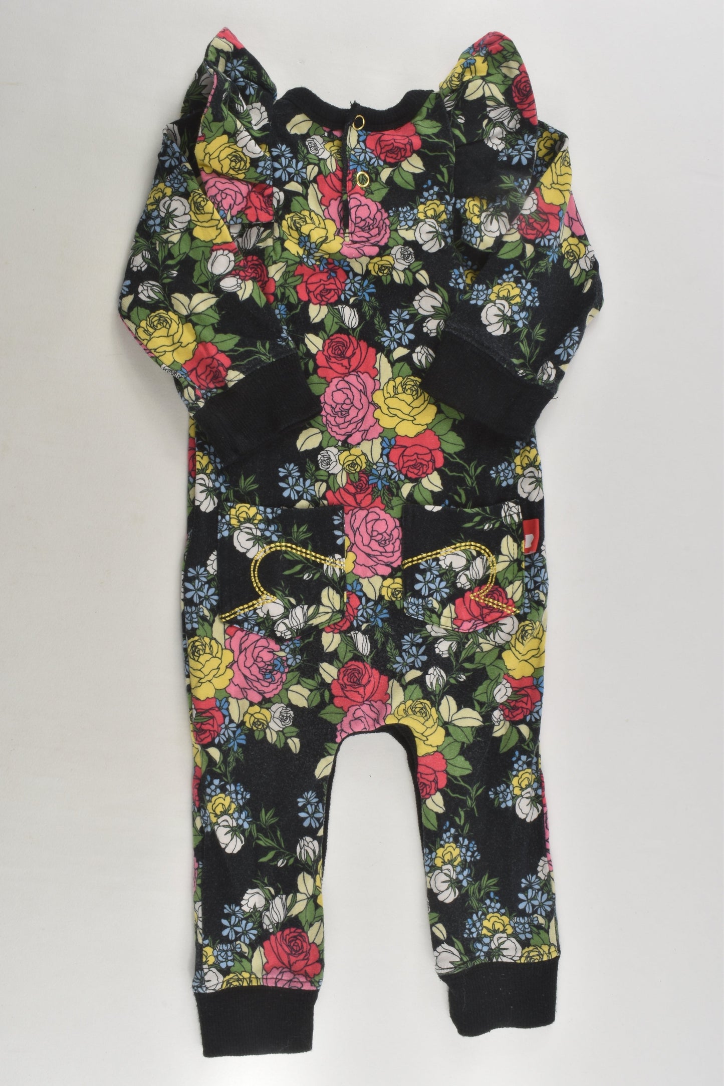 Rock Your Baby Size 00 Floral Romper