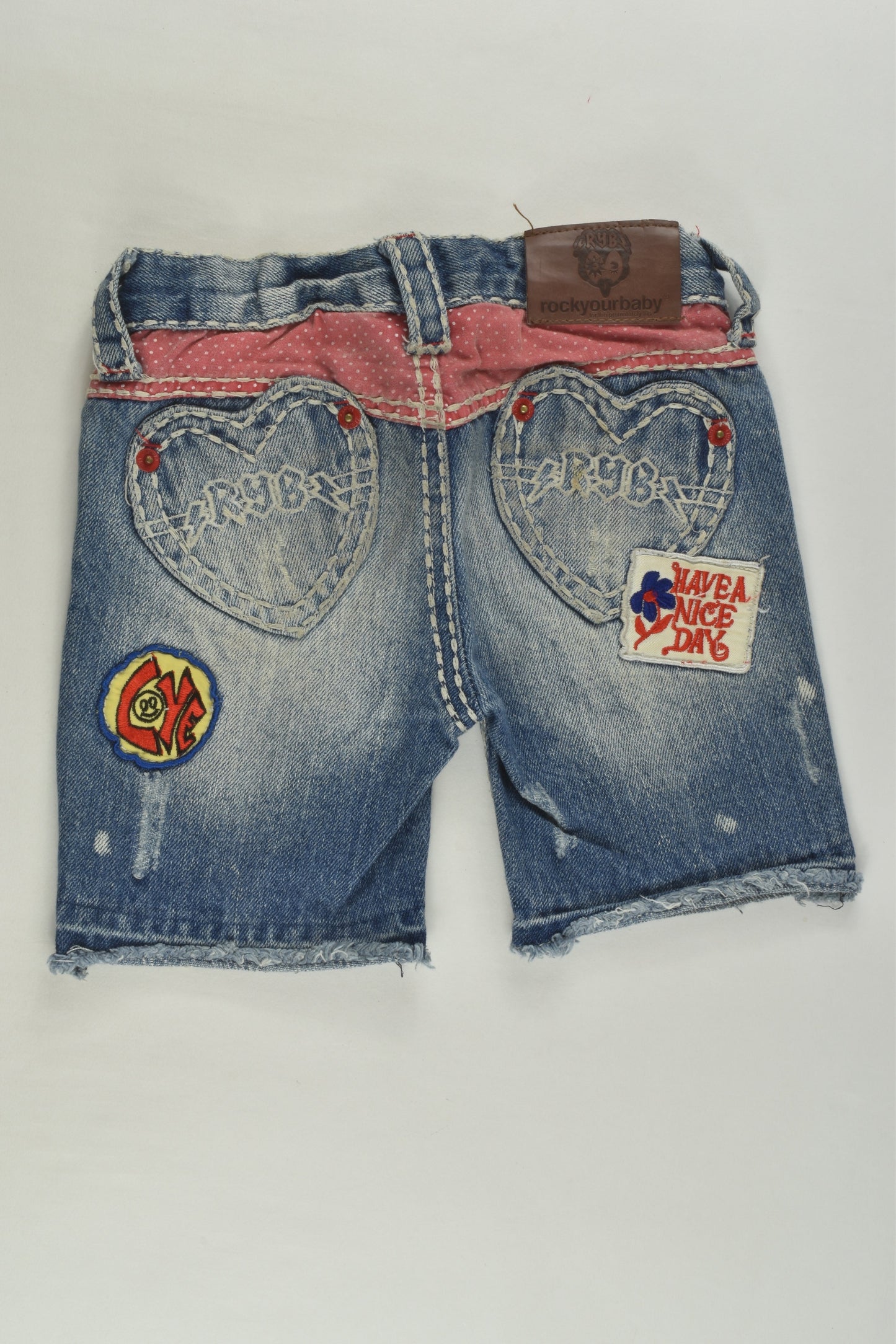 Rock Your Baby Size 3 Denim Shorts