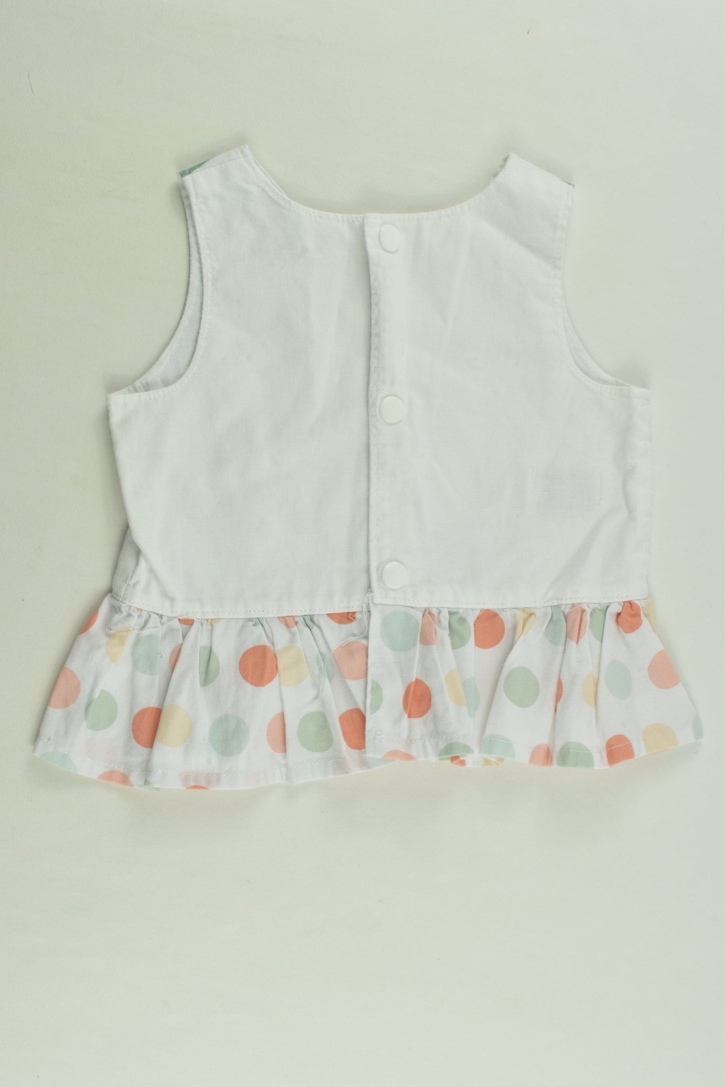 Rosie Cheeks Size1 'Loving' Bunnies Peplum Top