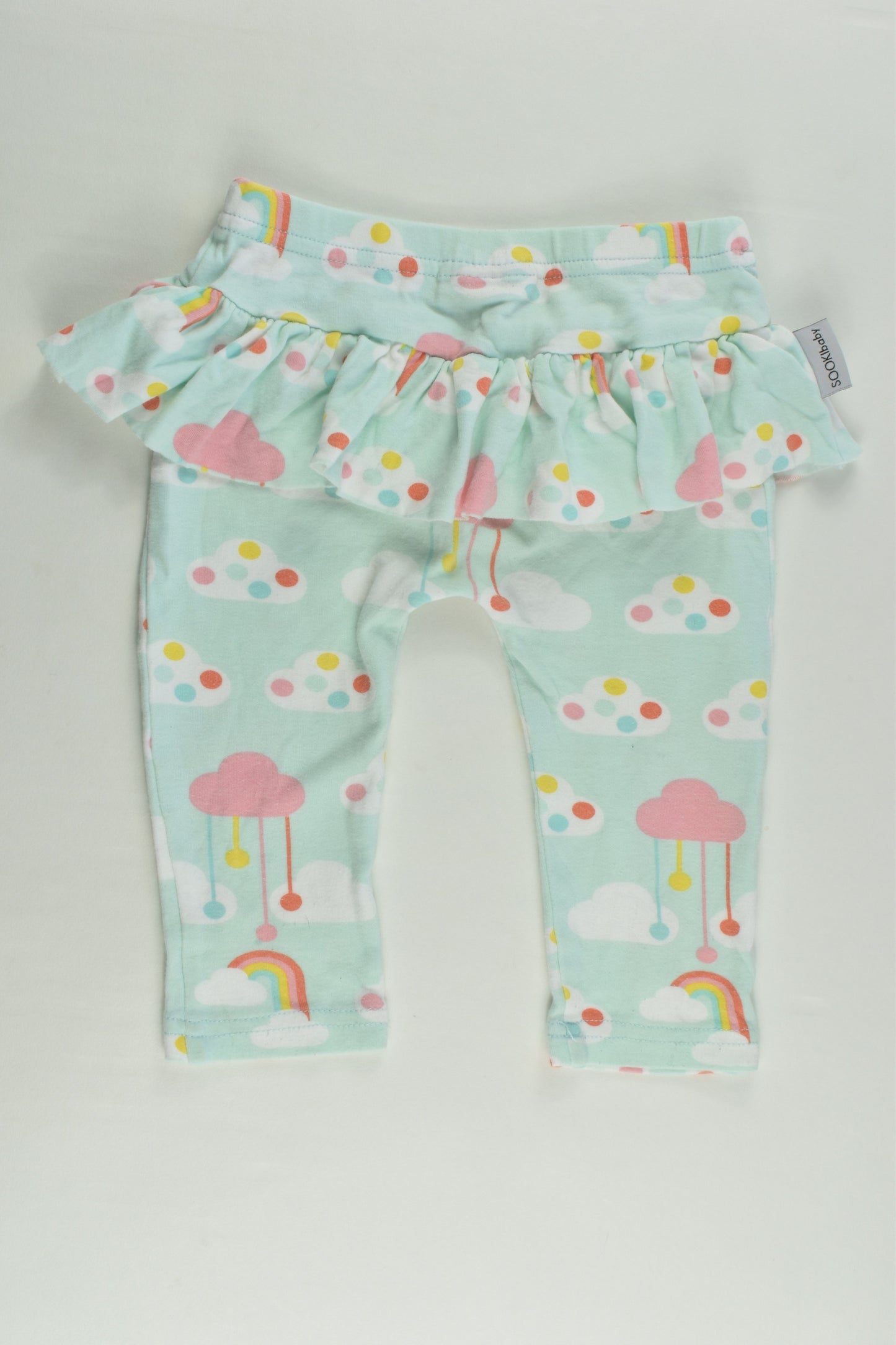 SOOKIbaby by Diana Dotur Size 0 Rainbow Clouds Pants