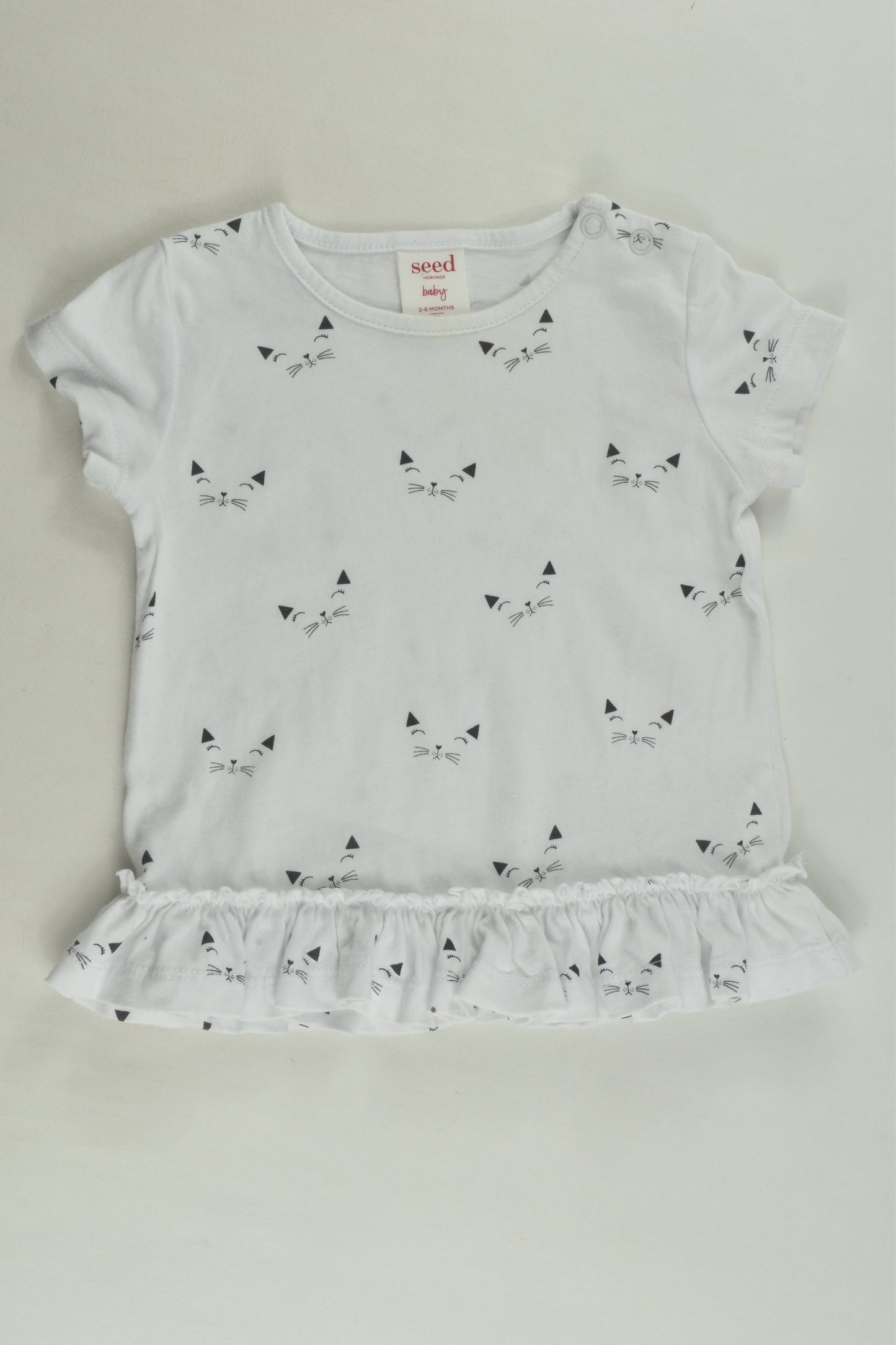 Seed Heritage Size 00 Cat T-shirt/Tunic