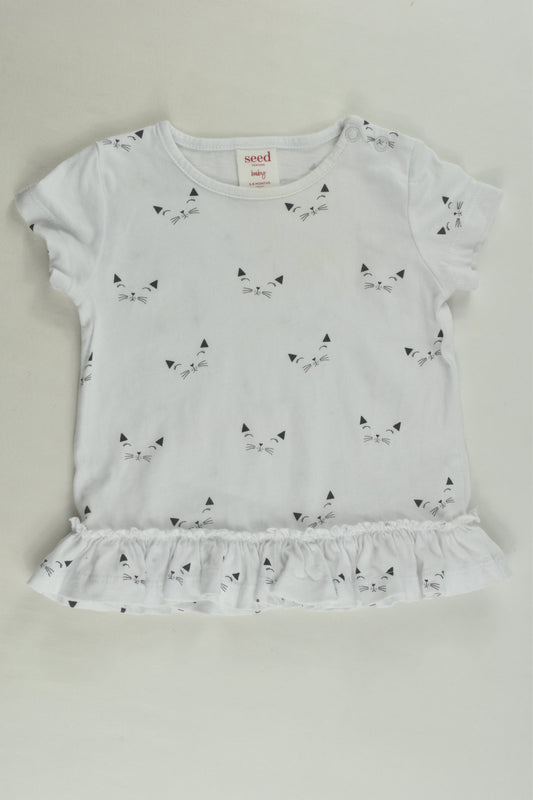 Seed Heritage Size 00 Cat T-shirt/Tunic