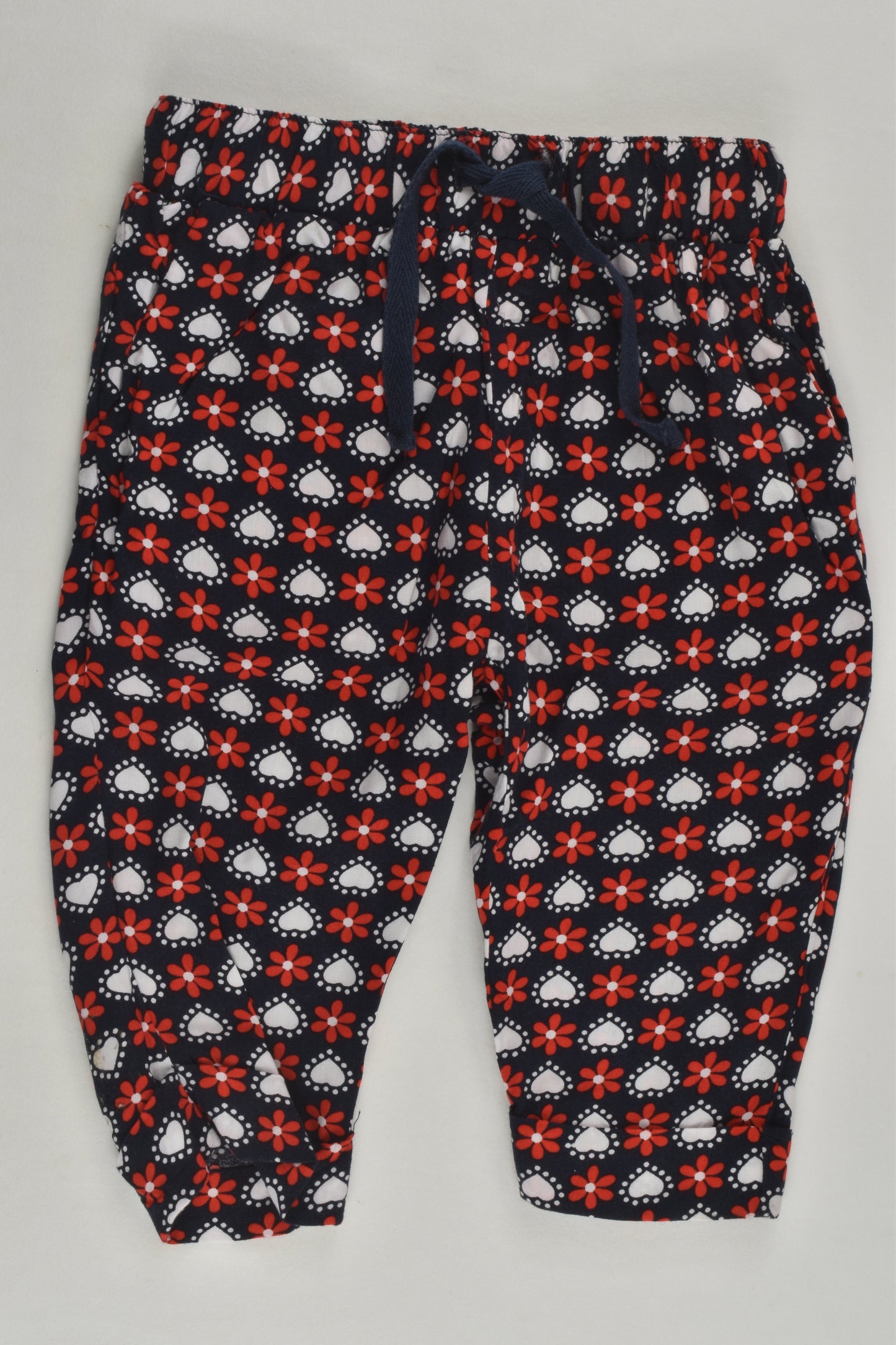 Seed Heritage Size 00 Retro Print Viscose Pants