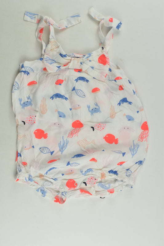 Seed Heritage Size 00 Sea Creatures Romper