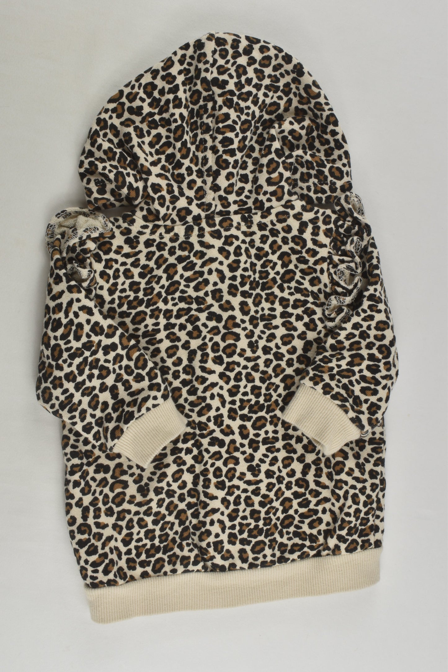 Seed Heritage Size 000 Leopard Print Zip Jumper