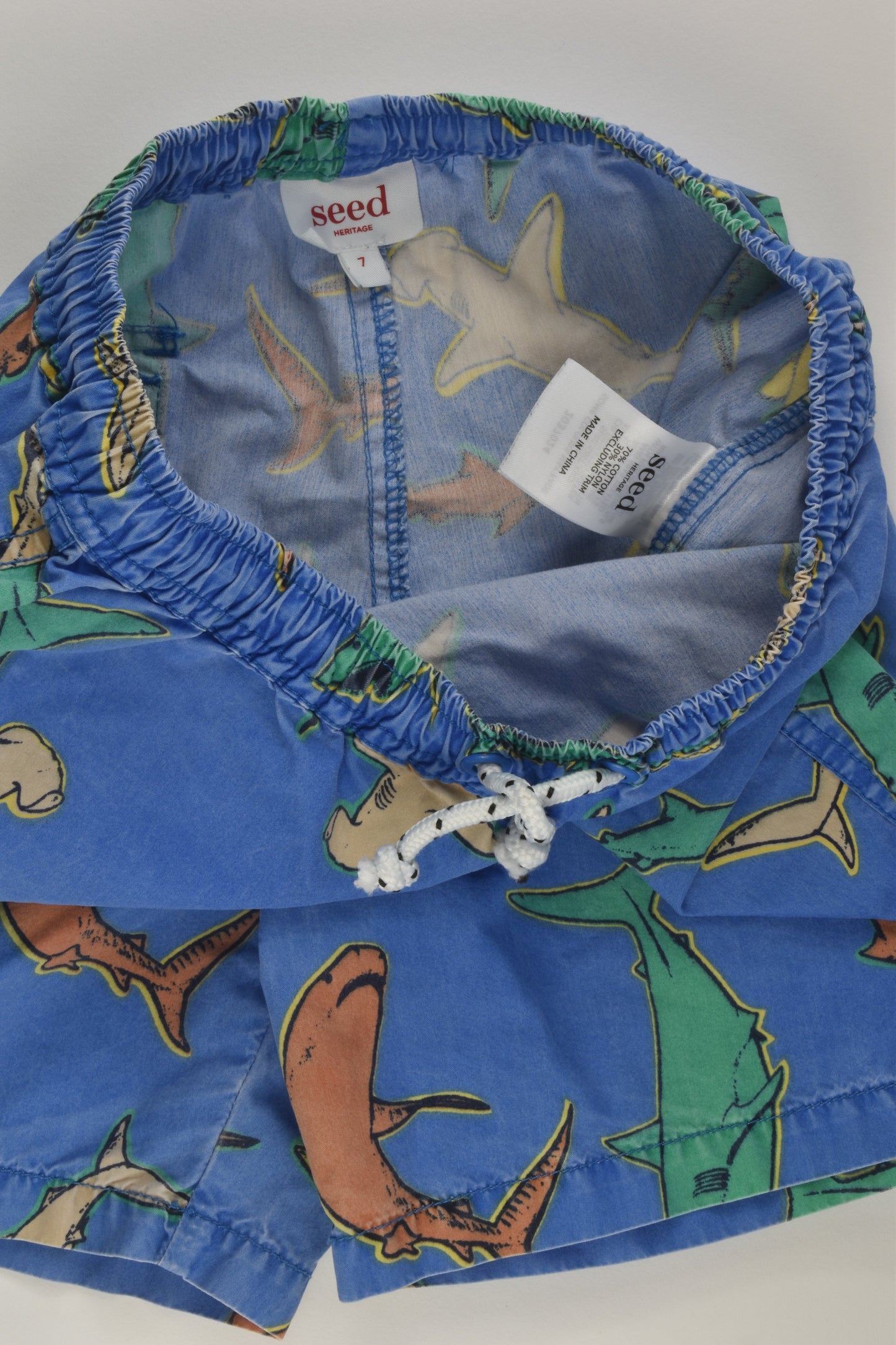 Seed Heritage Size 7 Shark Shorts