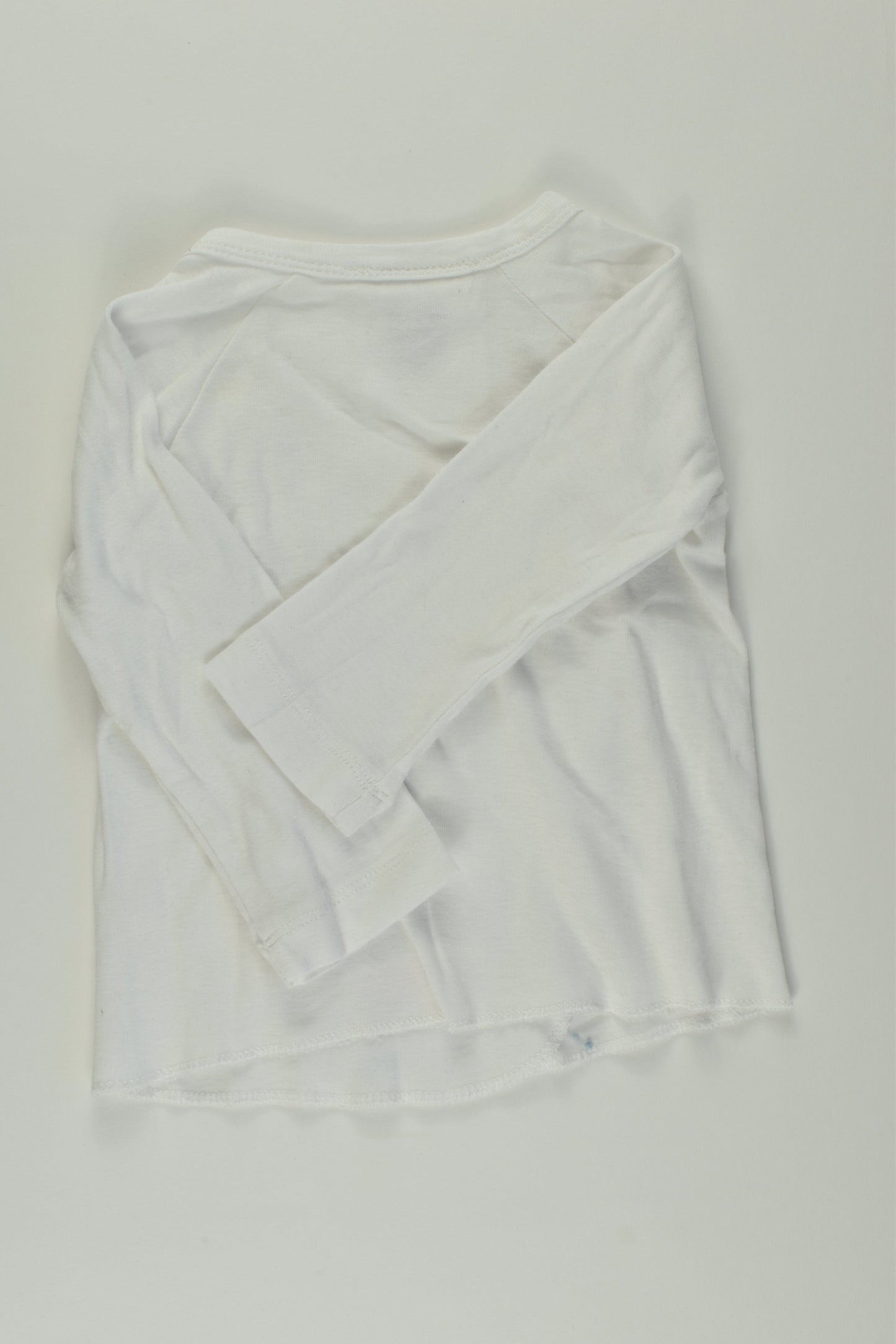 Seeds Size 0/6 months Organic Hand Embroidery Wrap Top