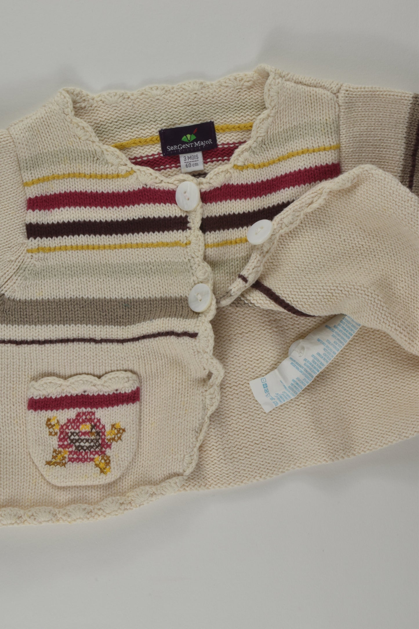 Sergent Major Size 000 Knit Cardigan