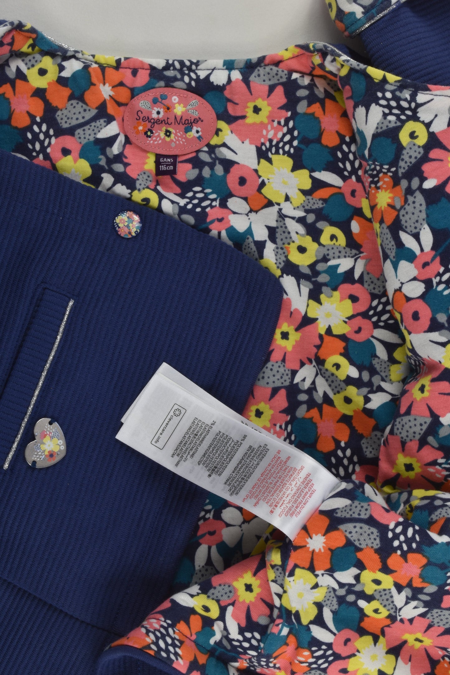 Sergent Major Size 6 (116 cm) Floral Details Jumper