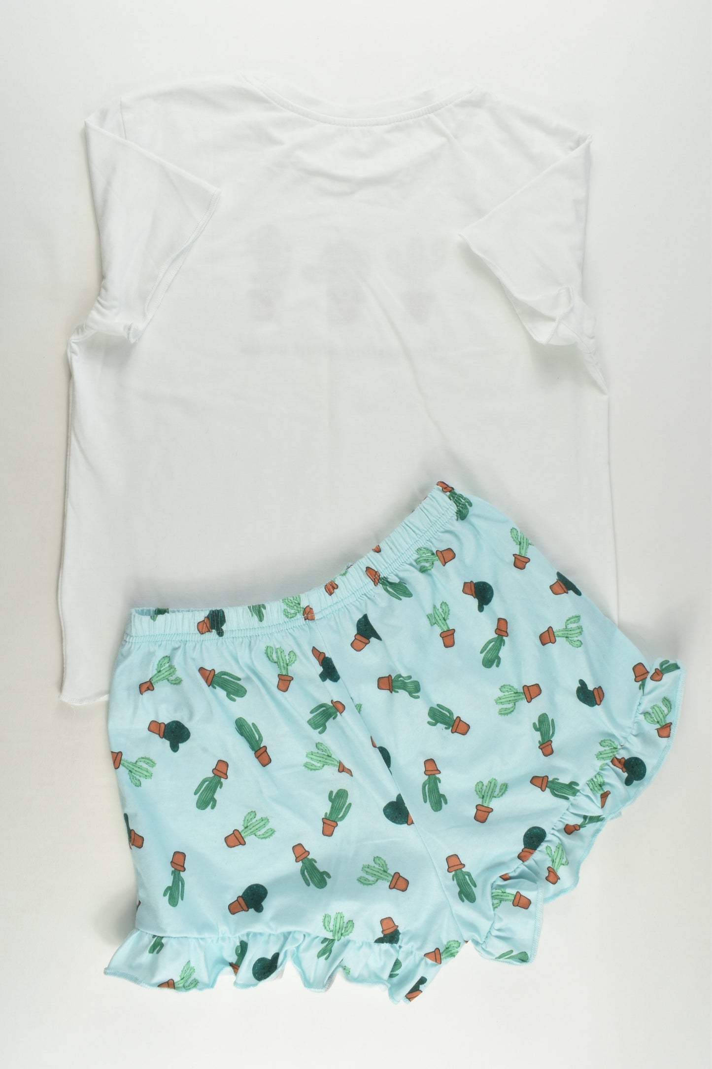 Shein Size 11-12 (152 cm) 'Interesting Plant World' Short Pyjamas