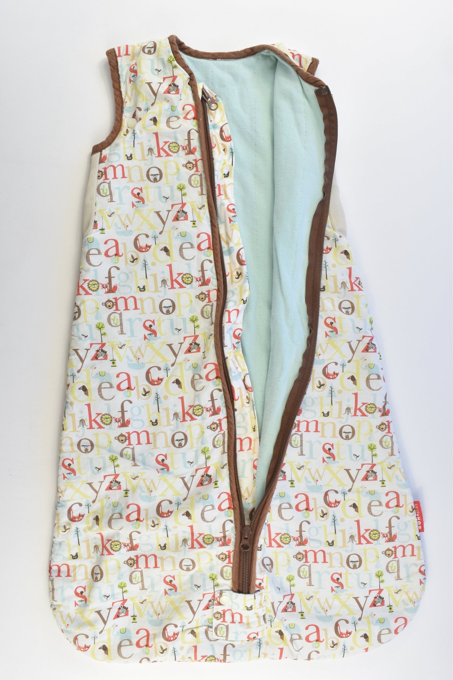Skip Hop Alphabet Zoo Size 0-6 months Tog 2.5 Sleeping Bag