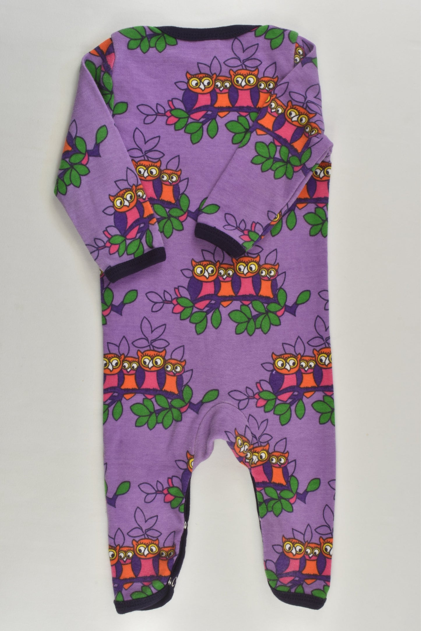 Smafolk Size 000 (56 cm) Owl Romper