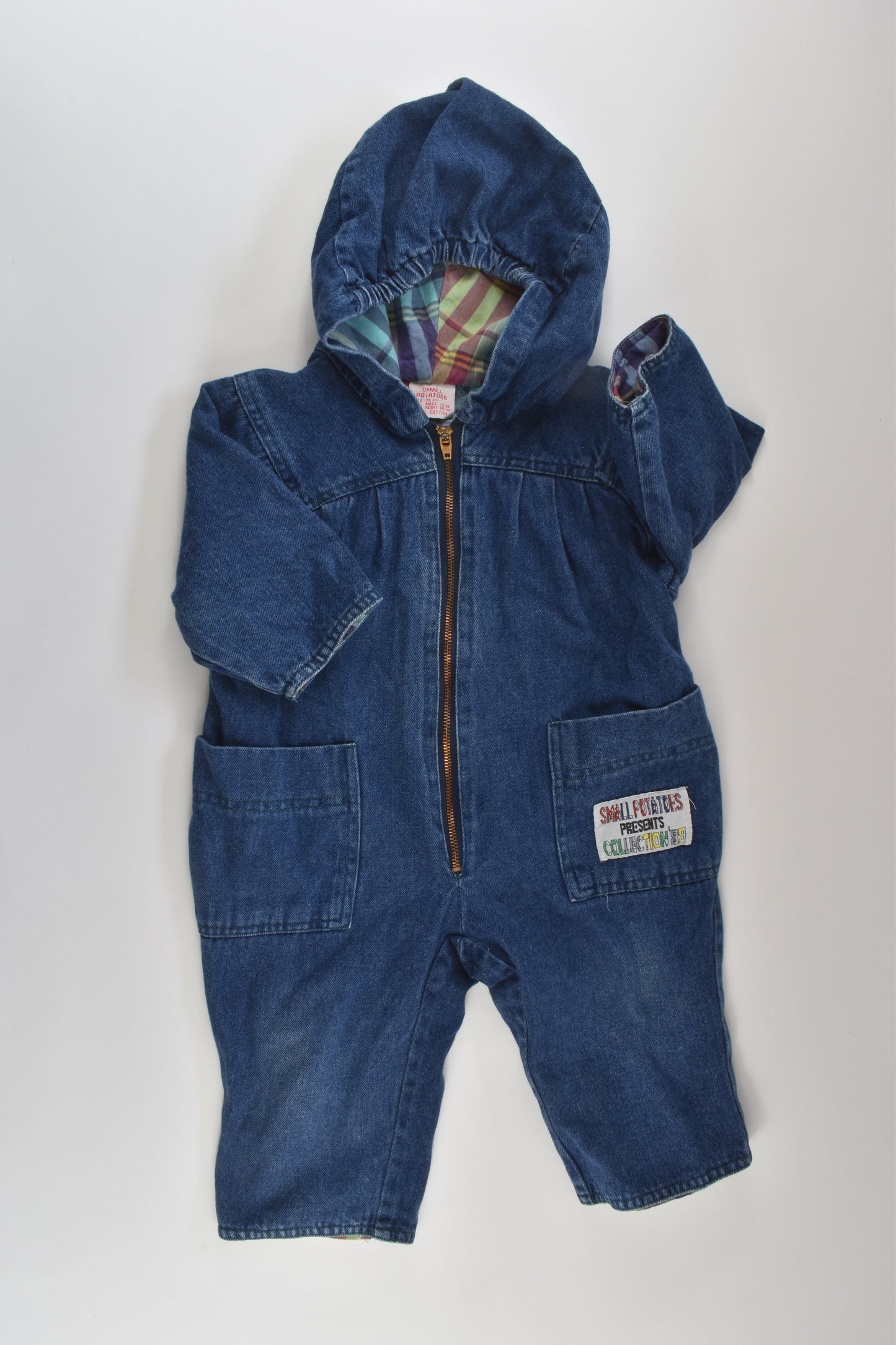 Small Potatoes Size 1 Vintage Denim One Piece