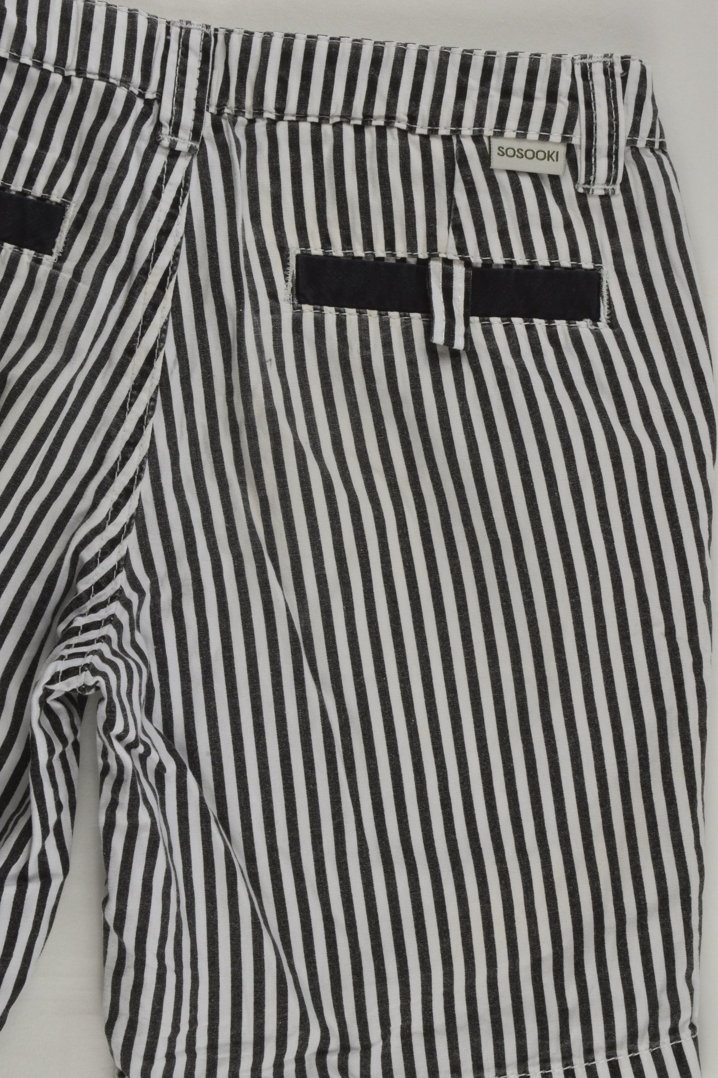Sosooki Size 4-5 Striped Lightweight Shorts