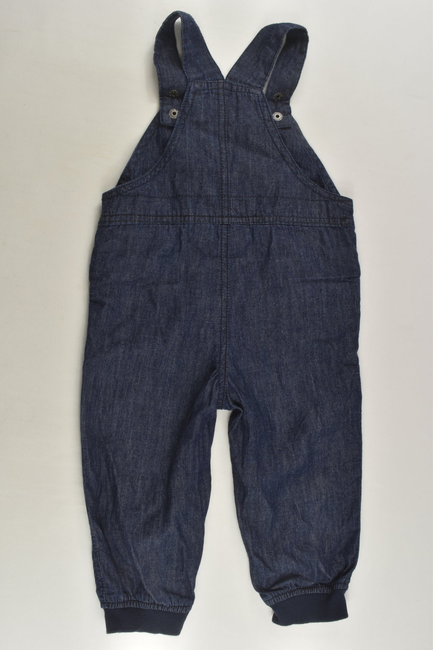 Sprout Size 0 Bear Denim Overalls