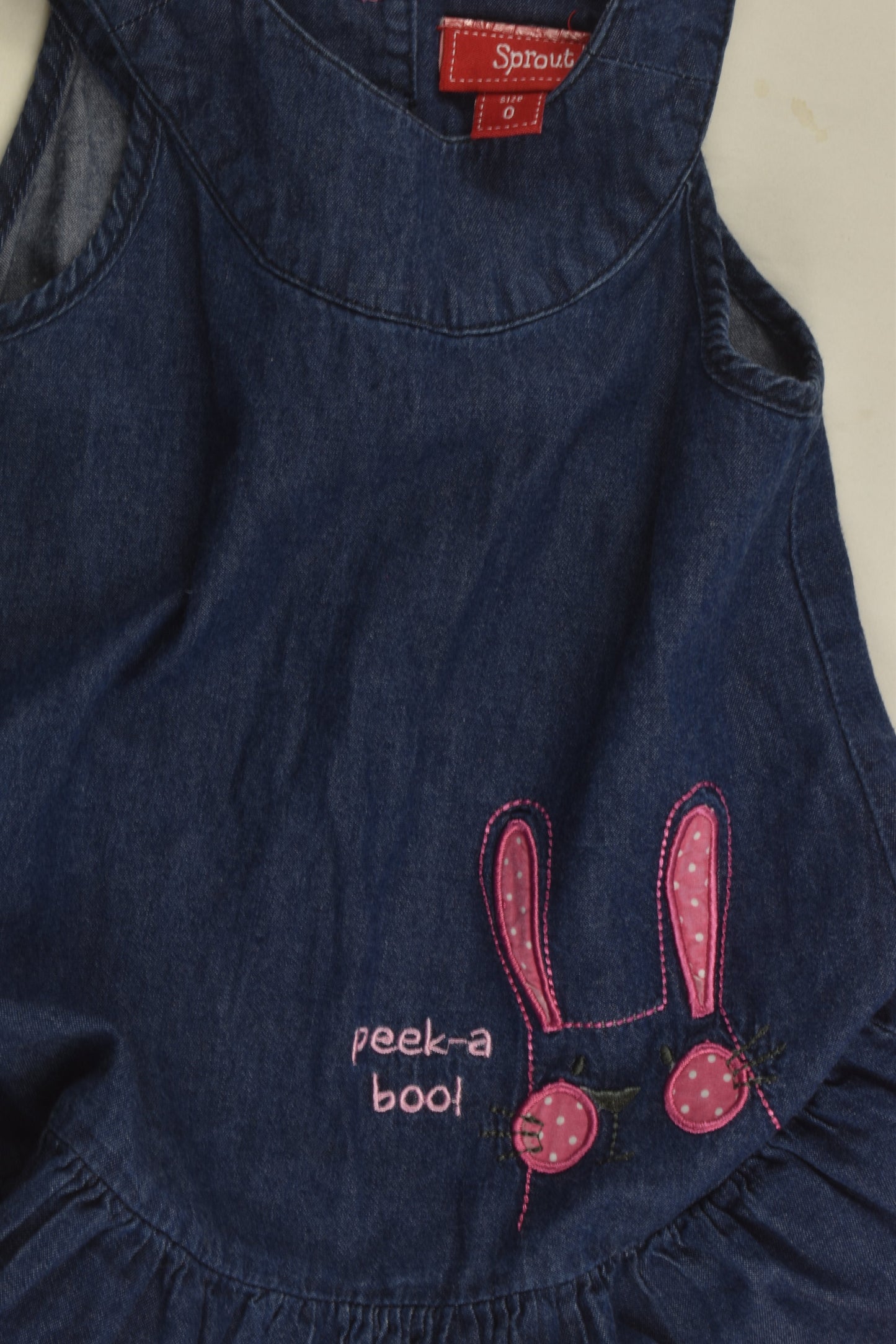Sprout Size 0 Bunny Denim Dress