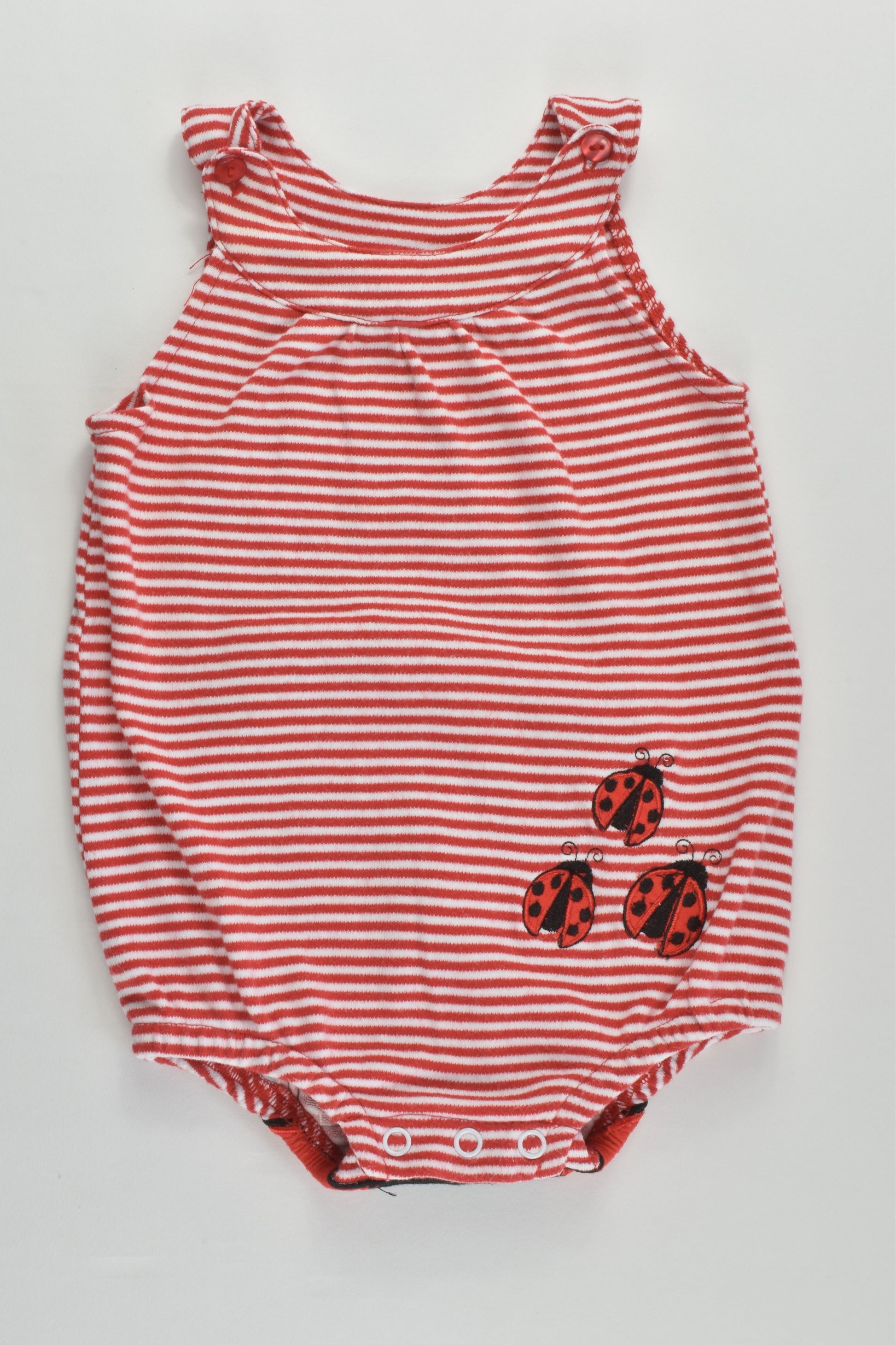 Sprout Size 00 Ladybirds Summer Romper