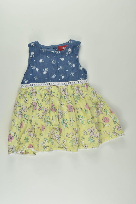 Sprout Size 00 Lined Dress
