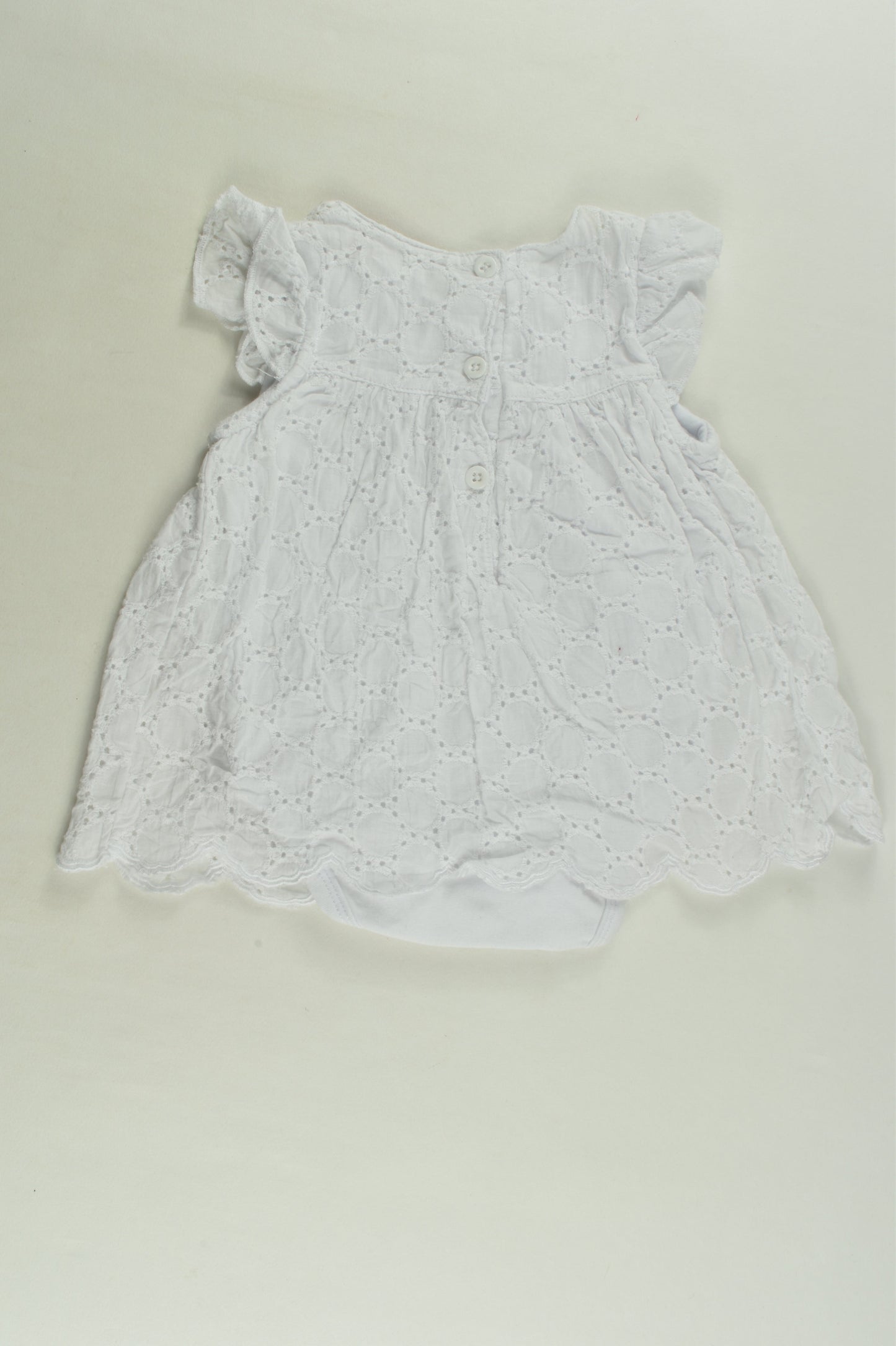 Sprout Size 000 Lace Dress with Bodysuit Underneath