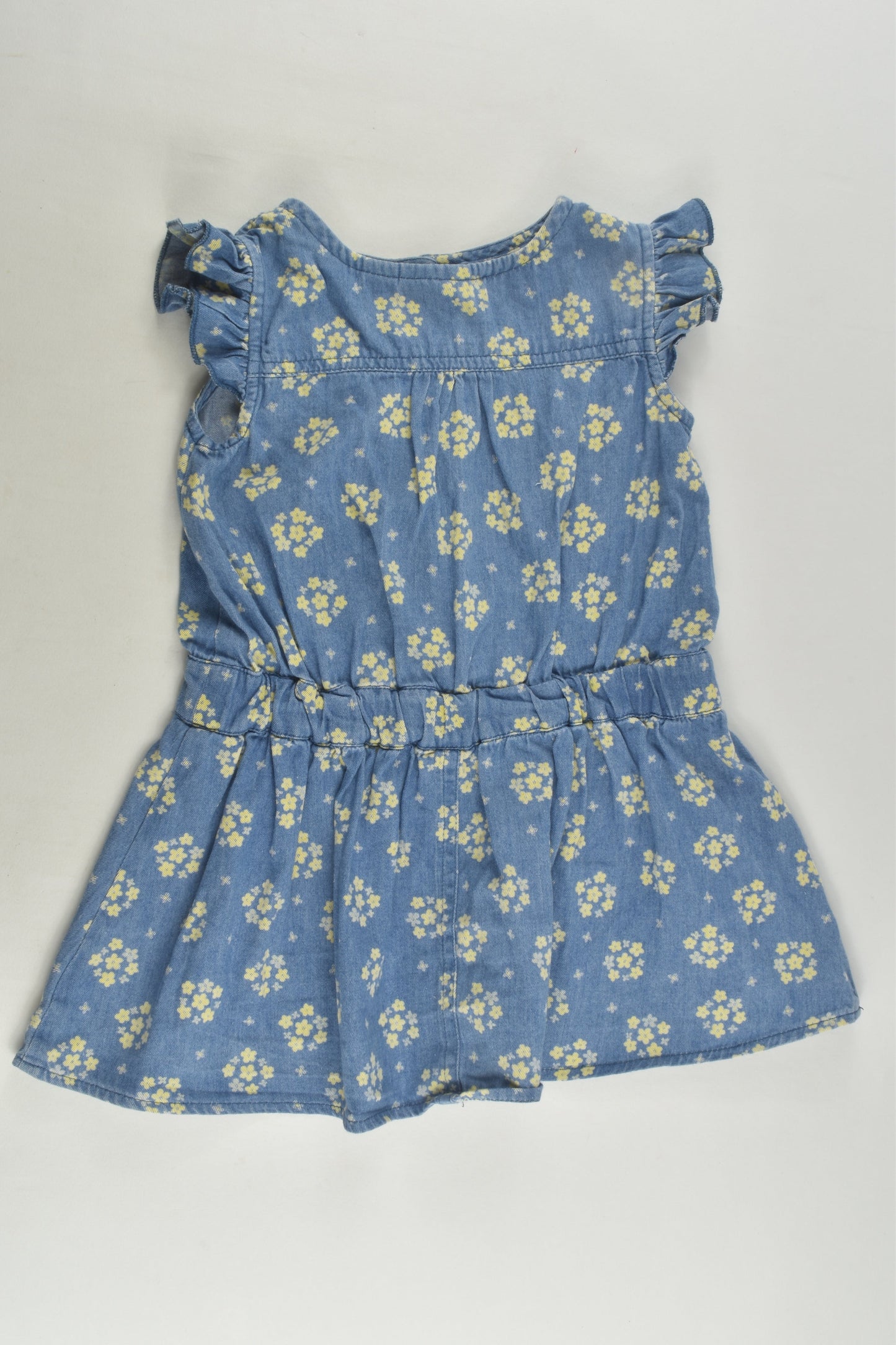Sprout Size 2 Floral Denim Dress