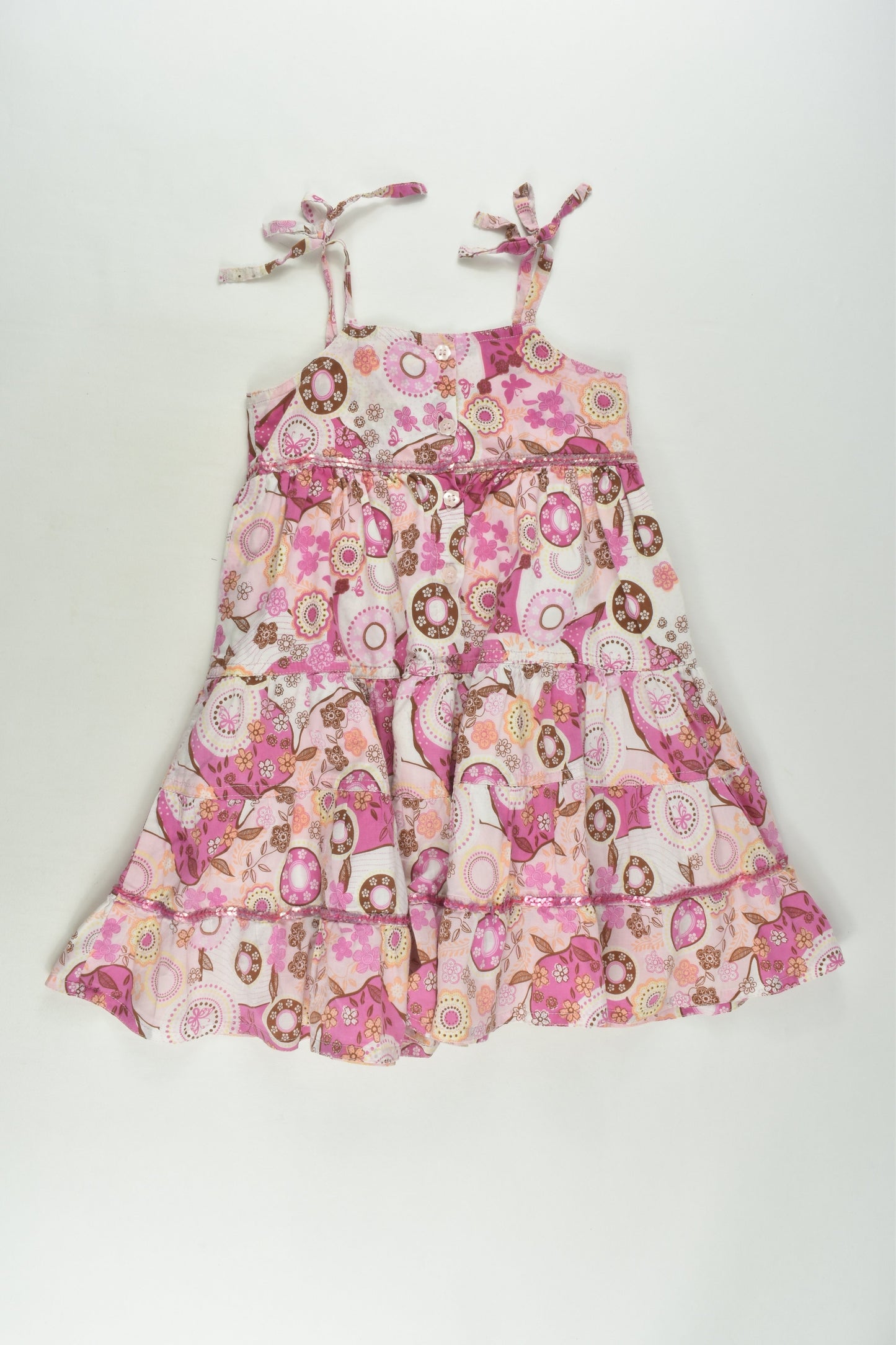 Stix n Stones Size 1 Floral Lined Dress